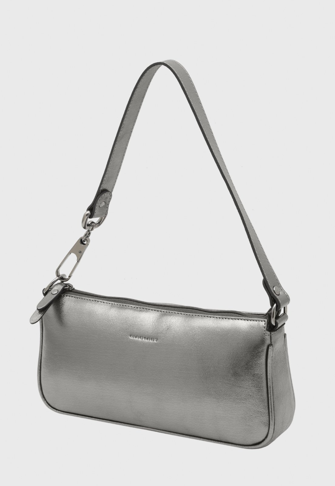 Imagem principal Bolsa Shoulder Couro Mariart Cacau Carbono Mariart prata