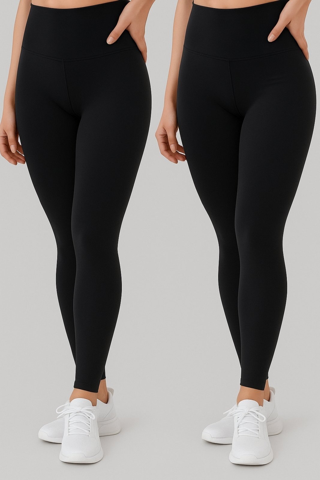 Imagem principal Kit Com 2 Calças Leggings D Bell Outlet Fashion Com Forro Especial Preta D BELL OUTLET FASHION preto