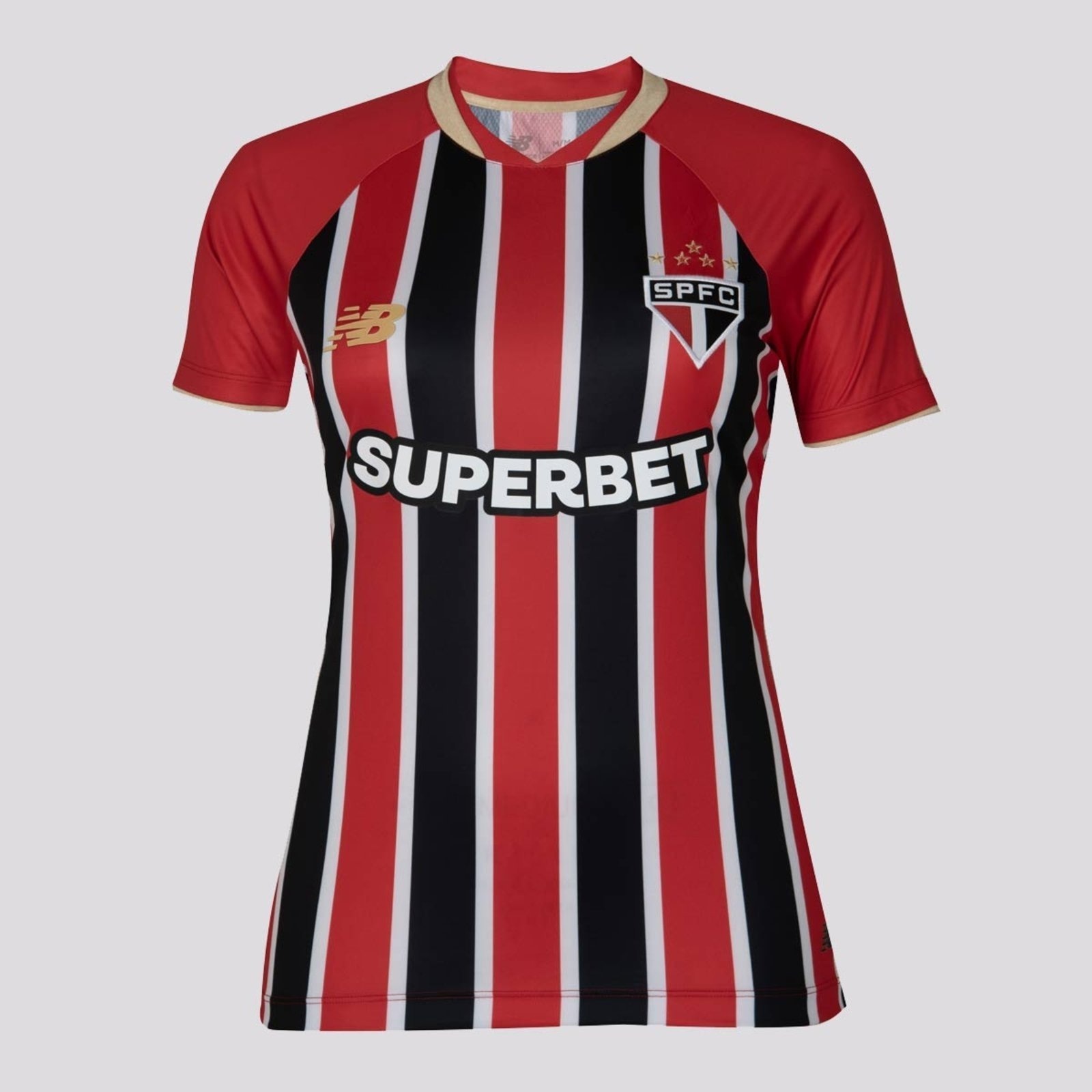 Imagem principal Camisa New Balance São Paulo II 2025 Feminina New Balance branco