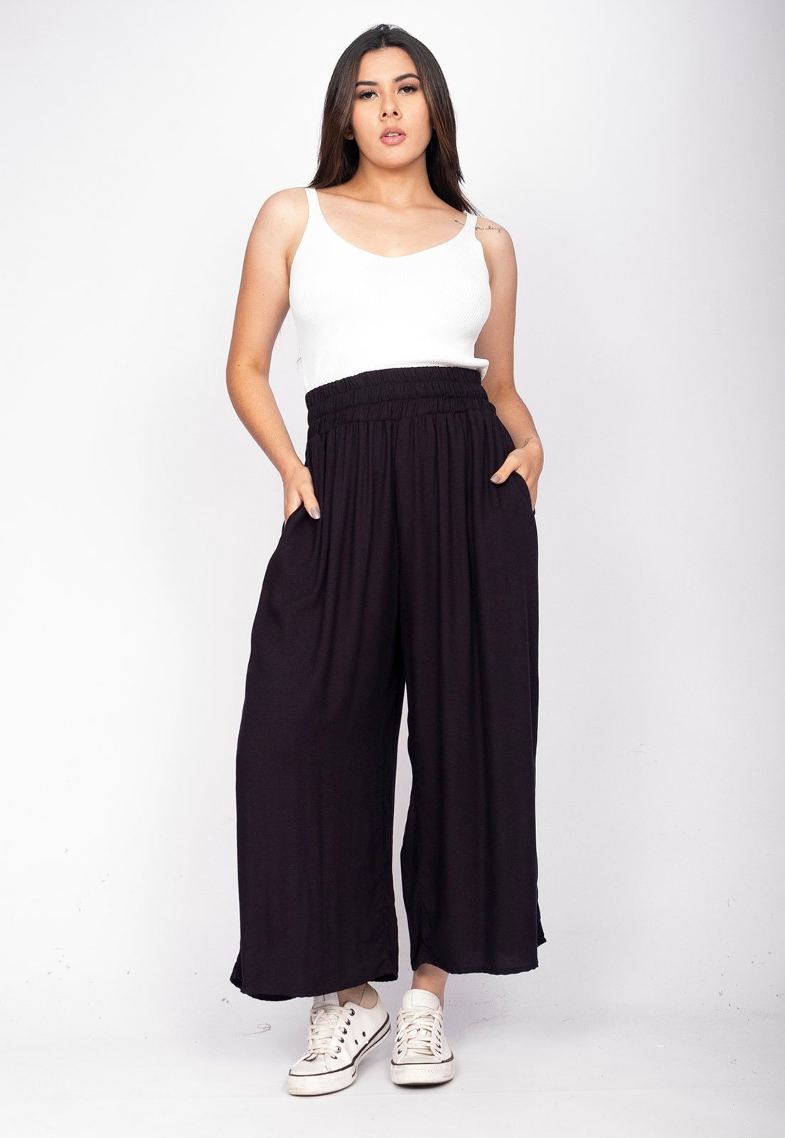 Imagem principal Calça Pantacourt Amazonia Vital Elastic Embaú Preta Amazonia Vital preto