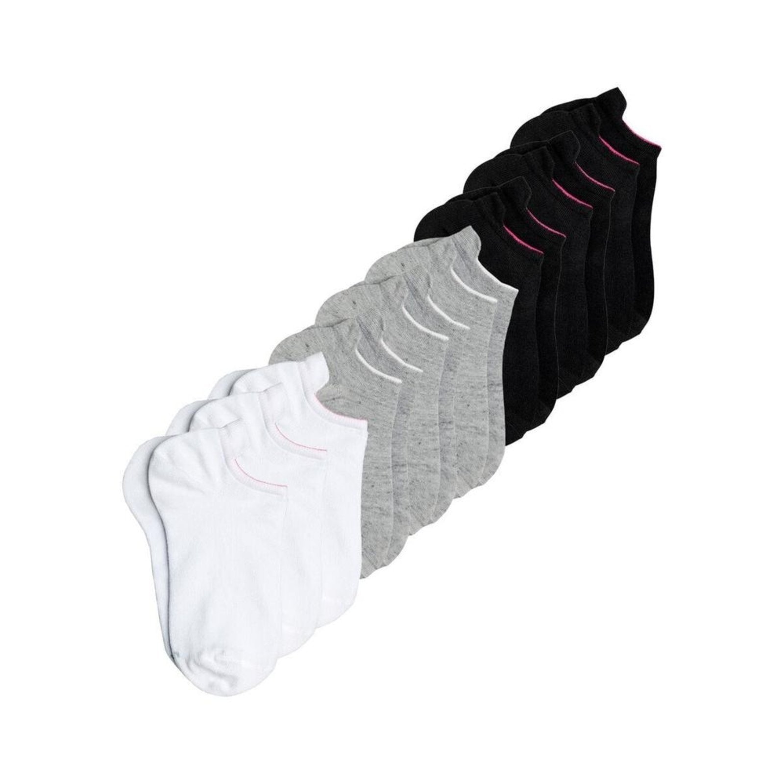 Imagem principal Kit com 9 Meias Básicas Cano Curto Lupo Lupo branco