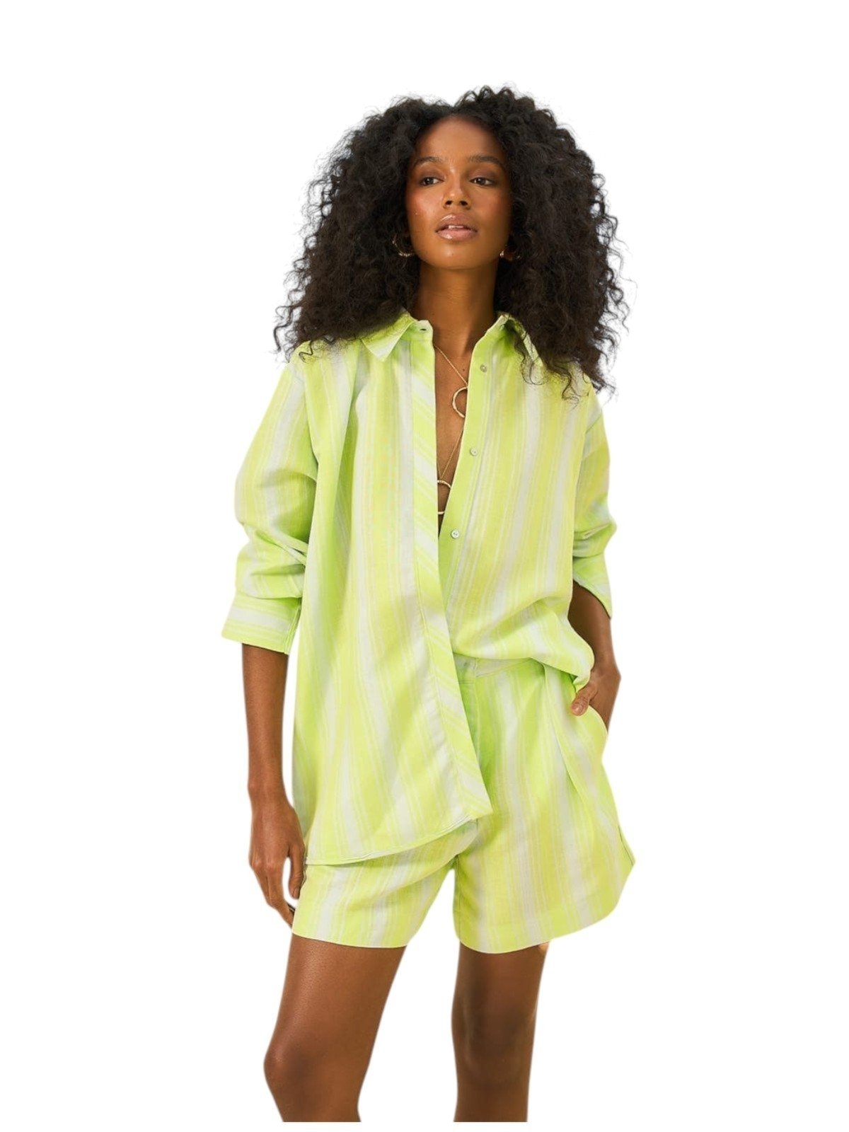 Imagem principal Camisa Open Liatrada Limho Open verde