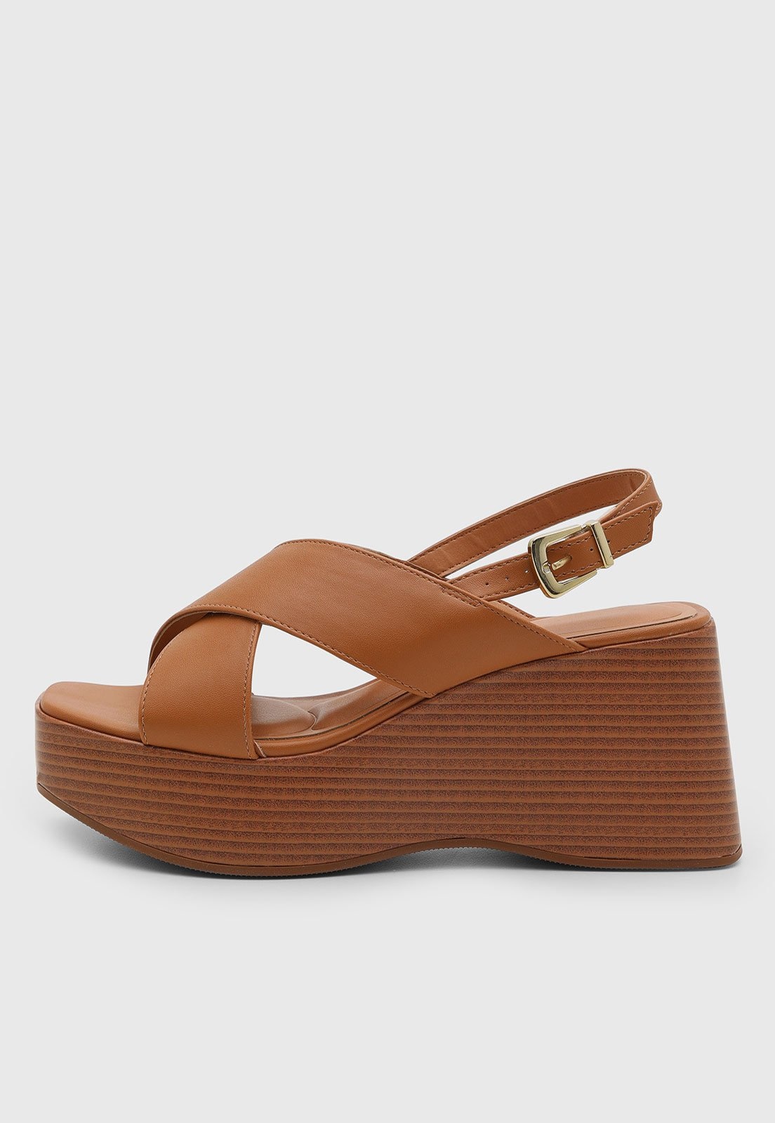 Imagem principal Sandália Feminina Vizzano Tiras Cruzadas VIZZANO caramelo