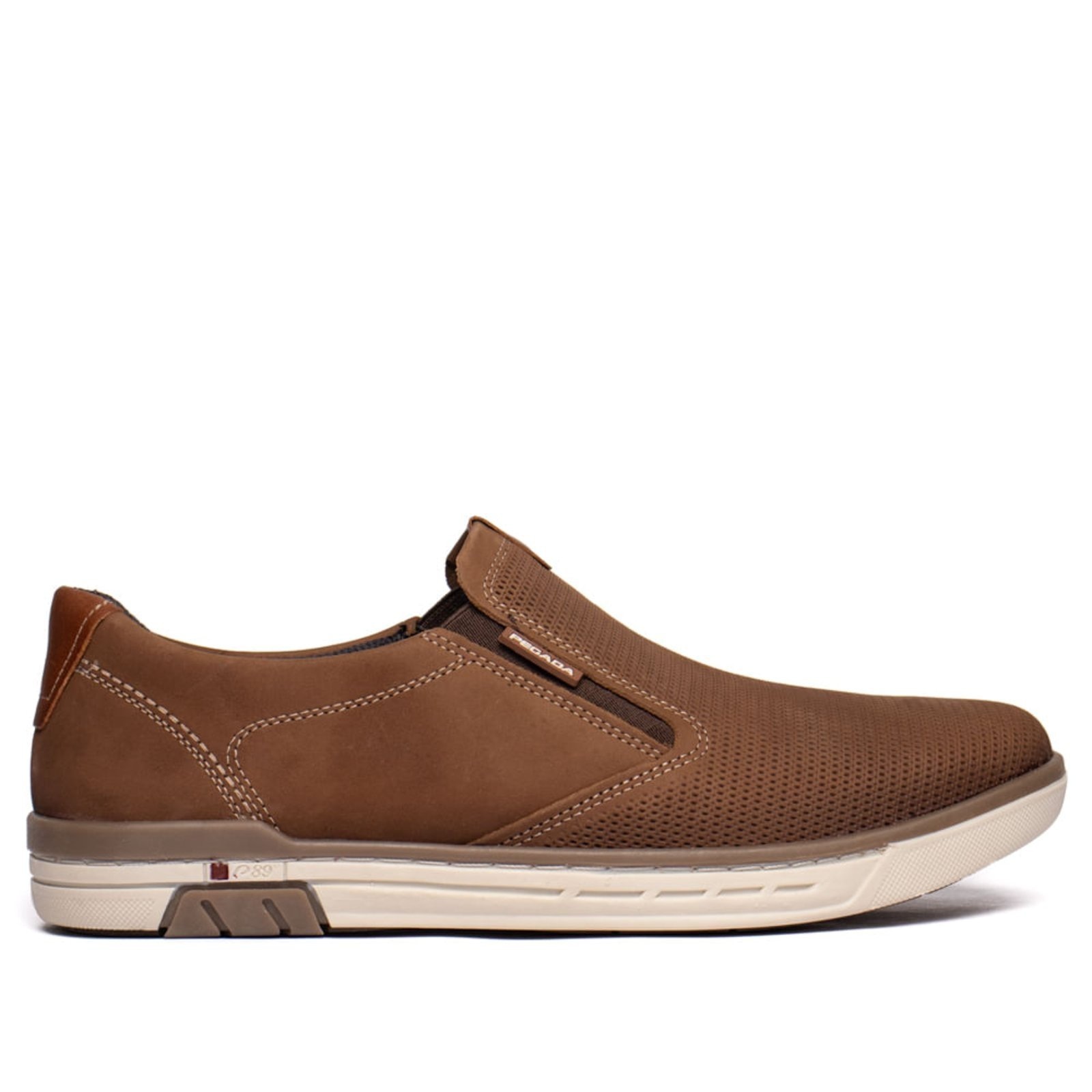 Imagem principal Sapato Masculino Pegada Couro Calce Fácil Claro PEGADA marrom