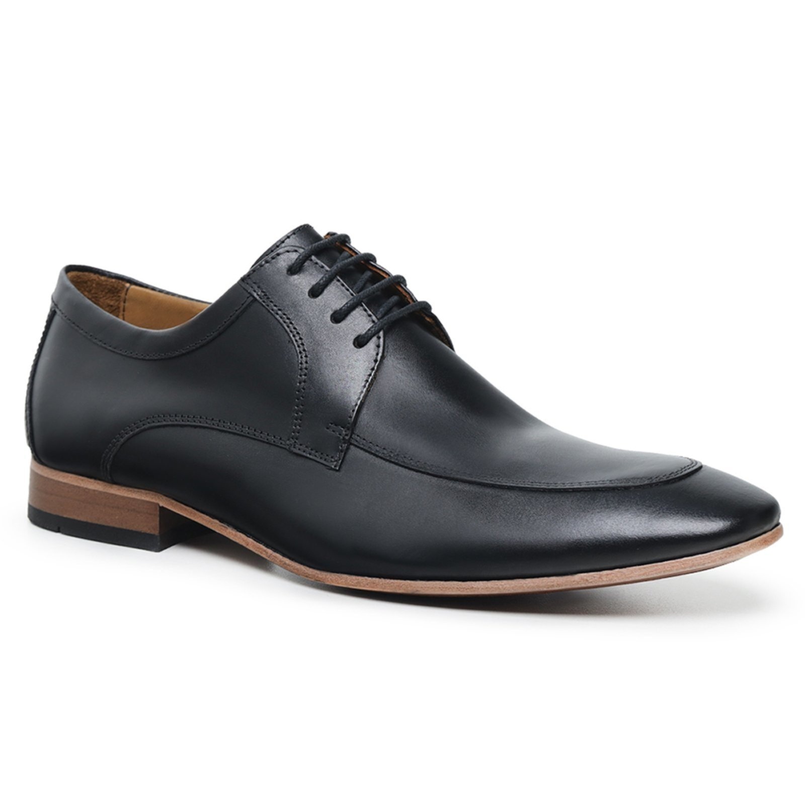 Imagem principal Sapato Derby Social Masculino Malbork Couro Sola Couro 58878P Malbork preto