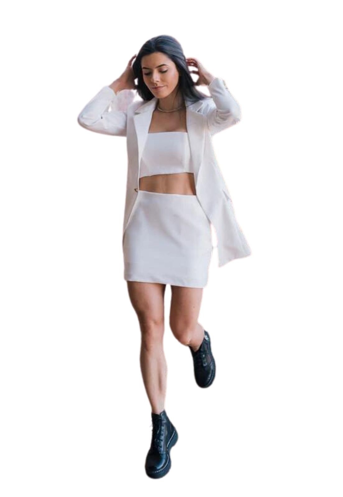 Imagem principal Short Saia Live Ano Novo Réveillon Cia do Vestido branco