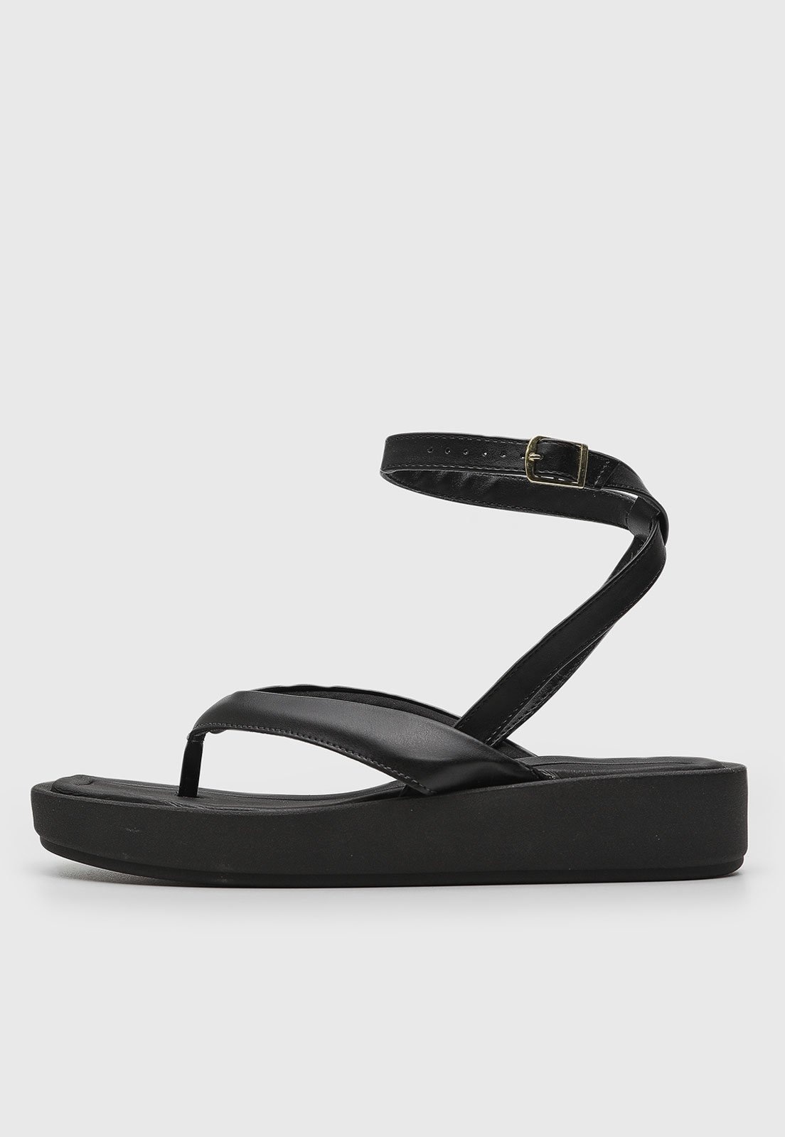 Imagem principal Sandália Feminina Beira Rio Plataforma Baixa Preta BEIRA RIO preto