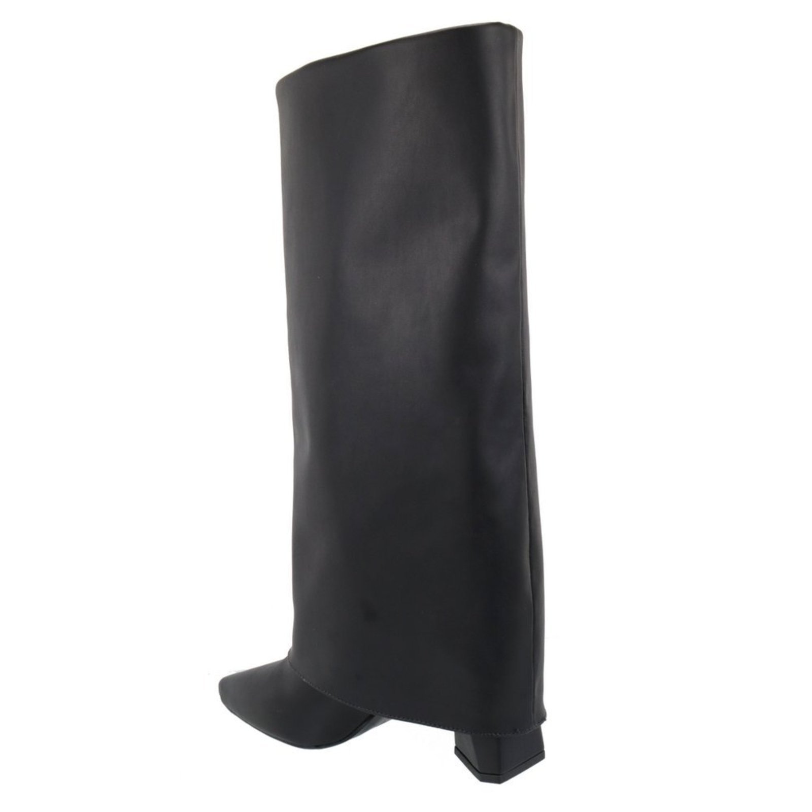 Imagem principal Bota Capa Em Napa Salto Geométrico 23017 Napa Preta Flor da Pele preto