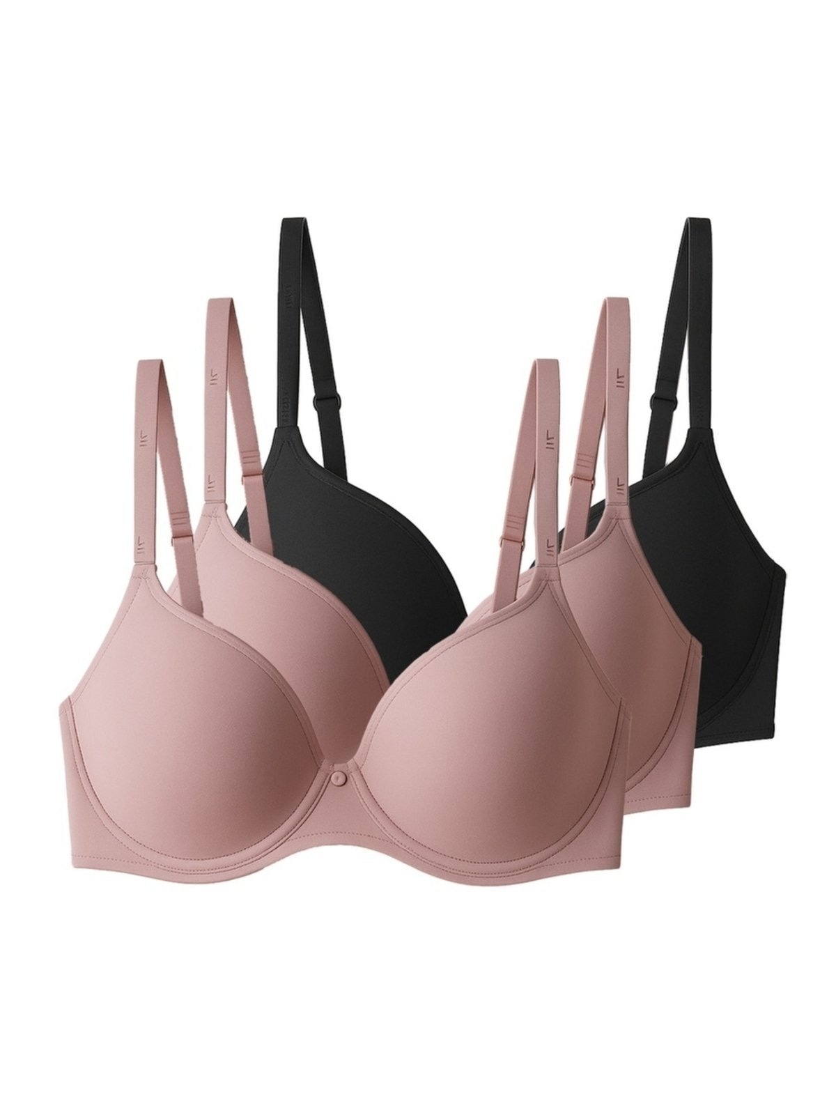 Imagem principal Kit com 3 Sutiãs com Aro e Bojo Liz 51381 Taça C Liz rosa