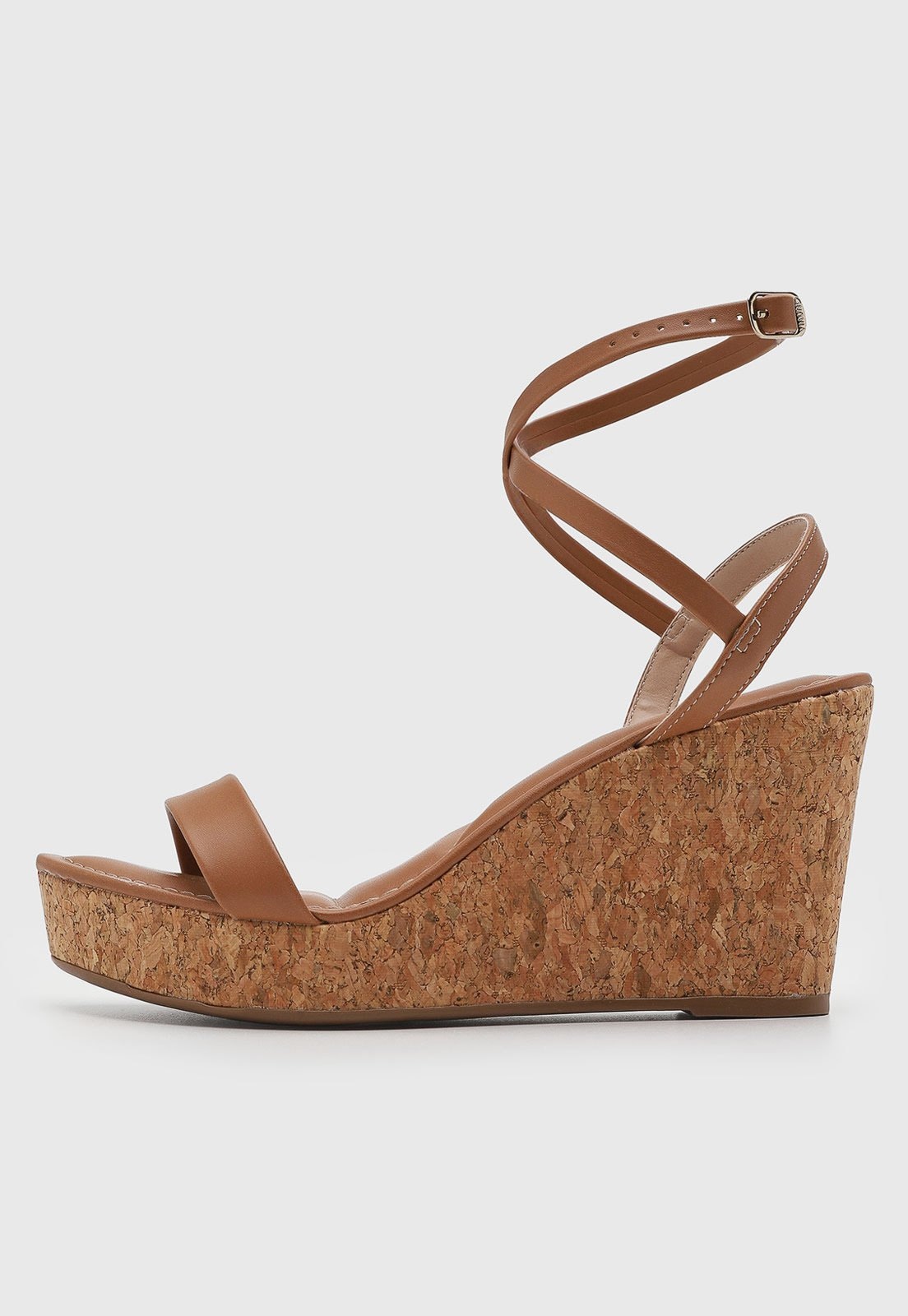 Imagem principal Sandália Feminina Via Uno Anabela VIA UNO caramelo