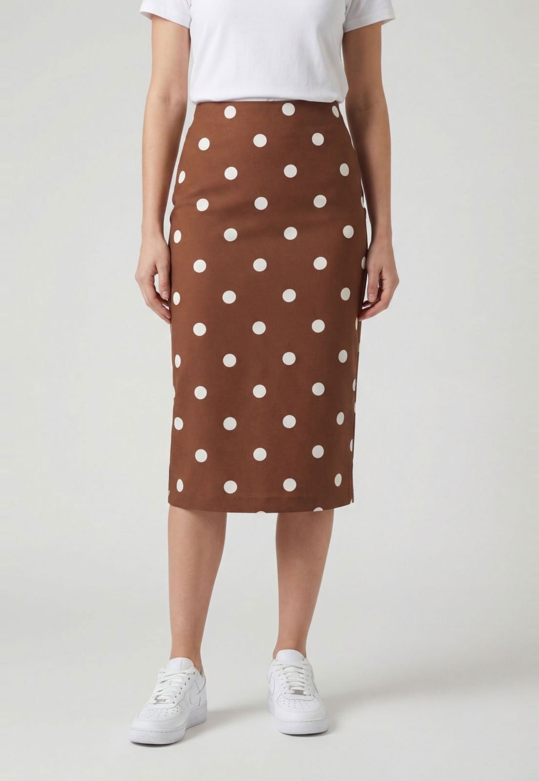 Imagem principal Saia Midi Feminina Colcci Estampada Colcci marrom