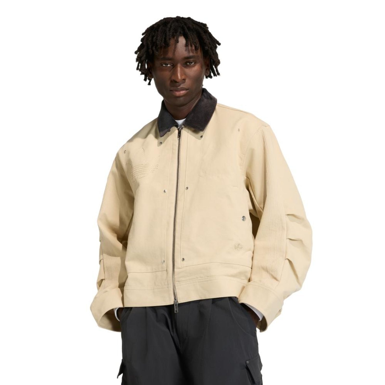 Imagem principal JAQUETA BOMBER PREMIUM ESSENTIALS adidas Originals adidas Originals bege