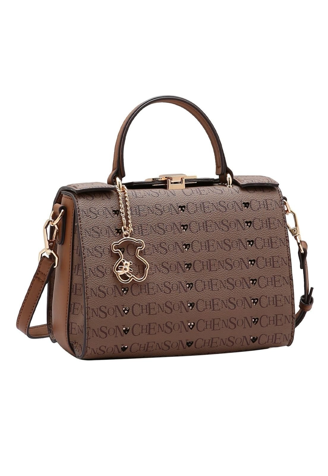 Imagem principal Bolsa Feminina Chenson Cristal Monograma 3485401 Chenson café