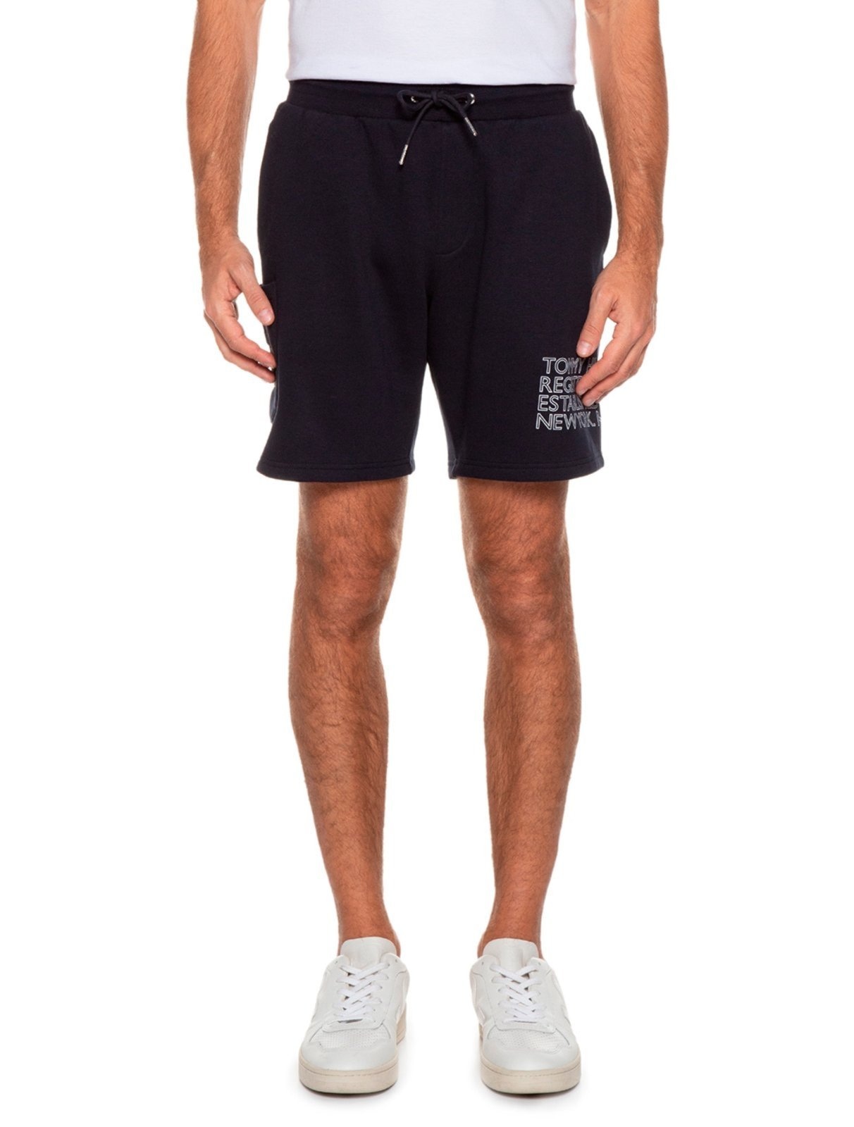 Imagem principal Bermuda Tommy Hilfiger Moletom Graphic Cargo Tommy Hilfiger azul marinho