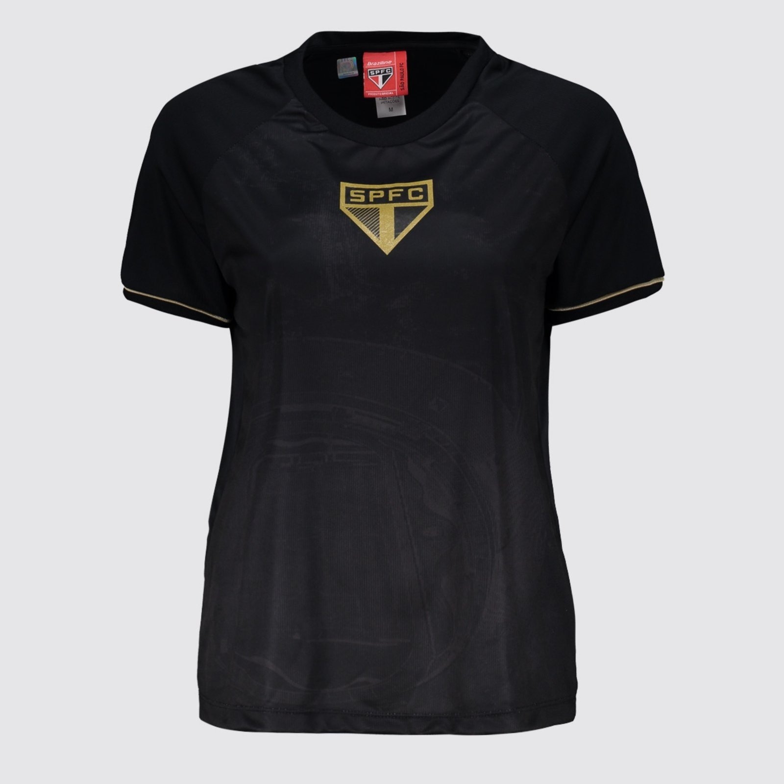 Imagem principal Camisa São Paulo Frequência Feminino Preta braziline preto