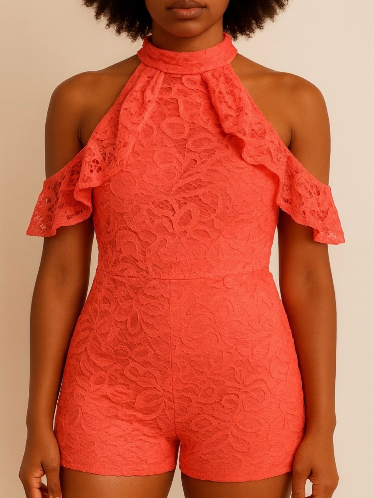 Imagem principal Macaquinho Summer Body Feminino em Mousseline Forrado - Frente Saia Summer Body rosa/rosê rosa