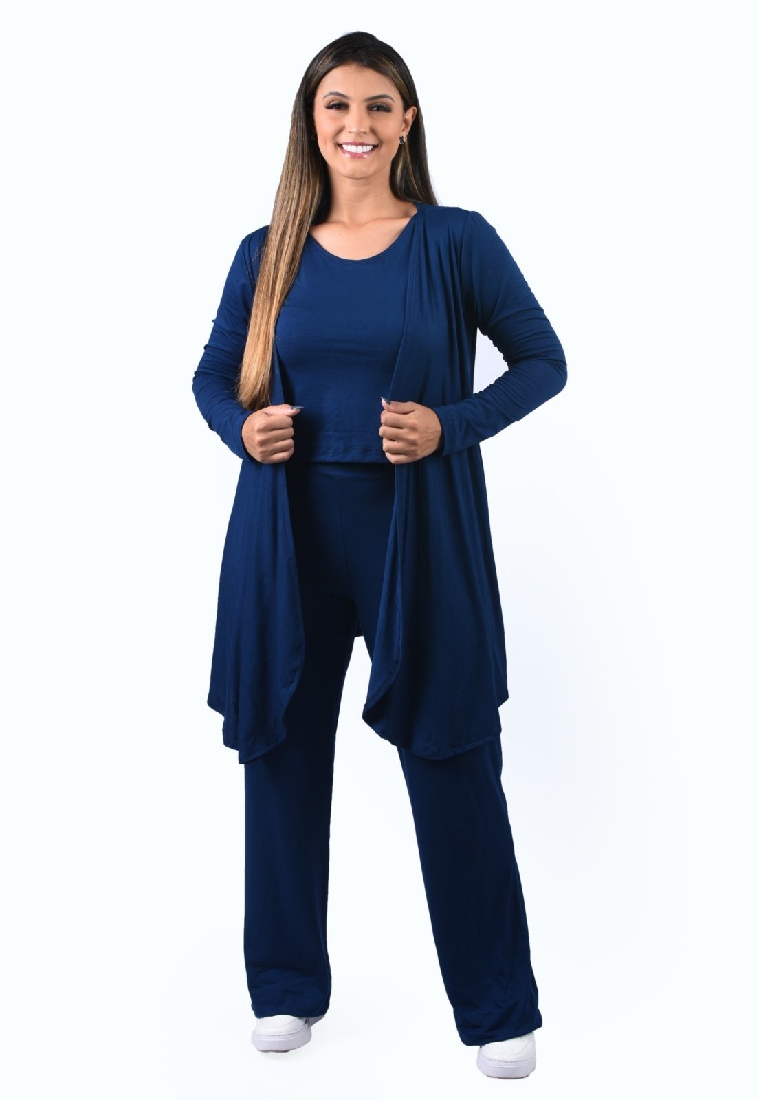 Imagem principal Conjunto de 3 Peças Marinho Maria Paes azul marinho