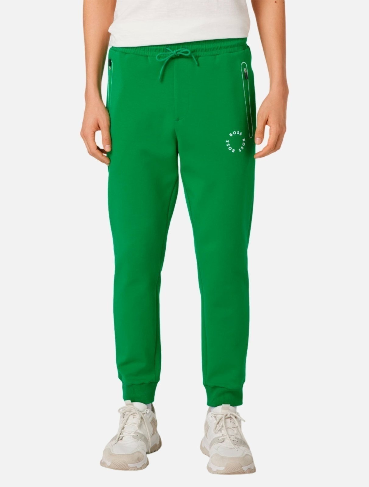 Imagem principal Calça Hugo Boss Regular Malha Hadiko 2 Hugo Boss verde