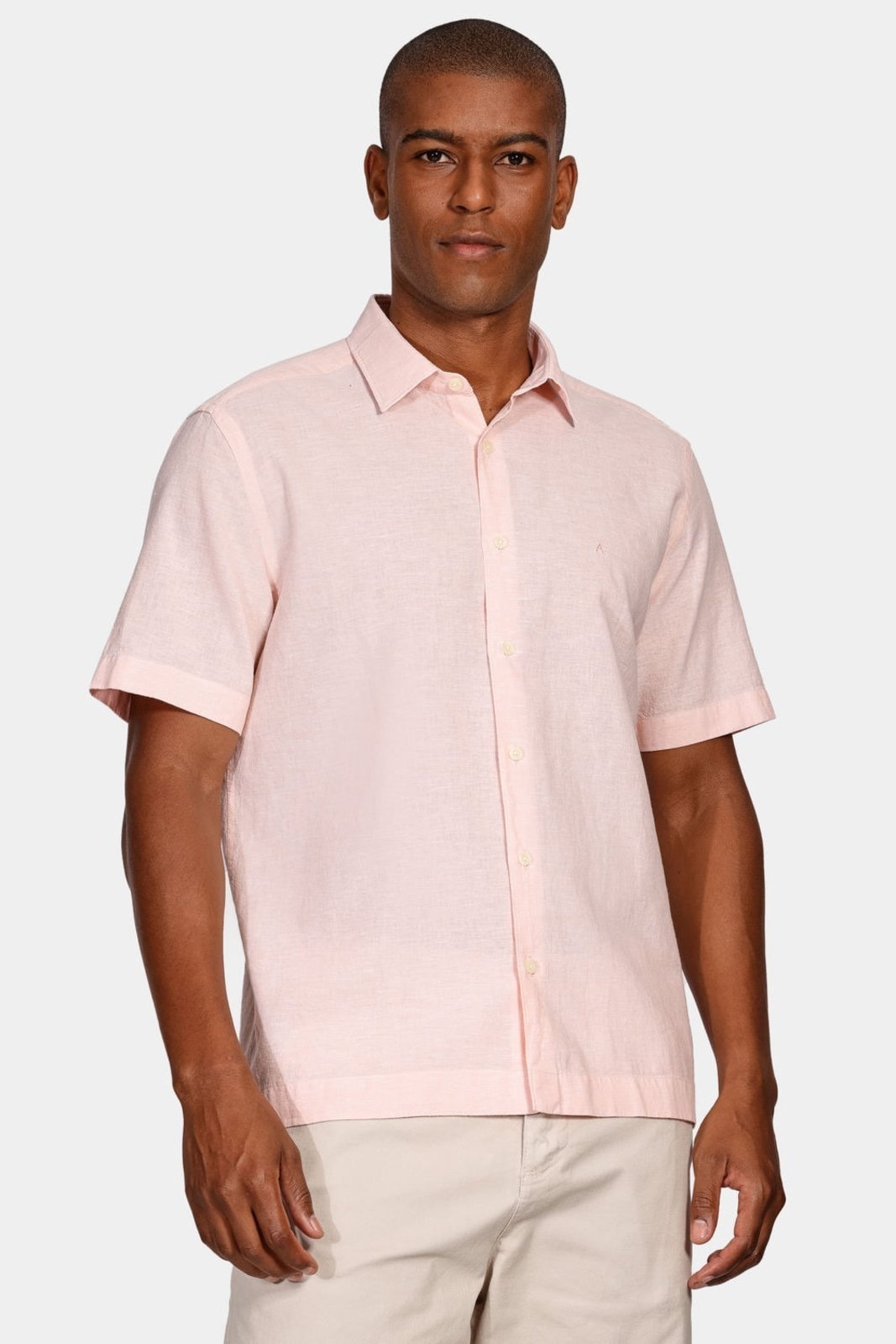 Imagem principal Camisa Aramis Regular Linho Algodão f Coral Aramis incolor coral