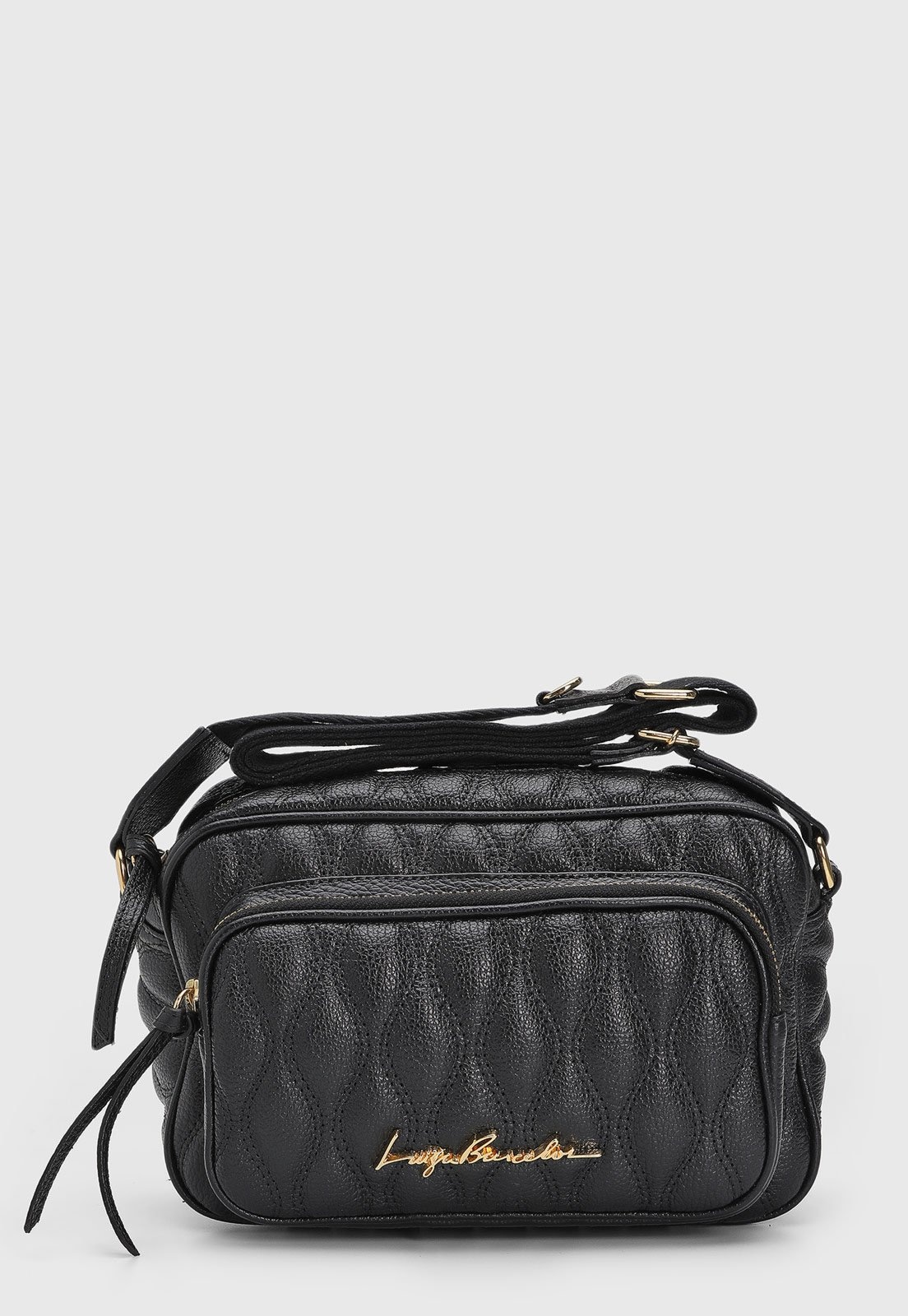 Imagem principal Bolsa Média Feminina Luiza Barcelos Matelassê Preta Luiza Barcelos preto