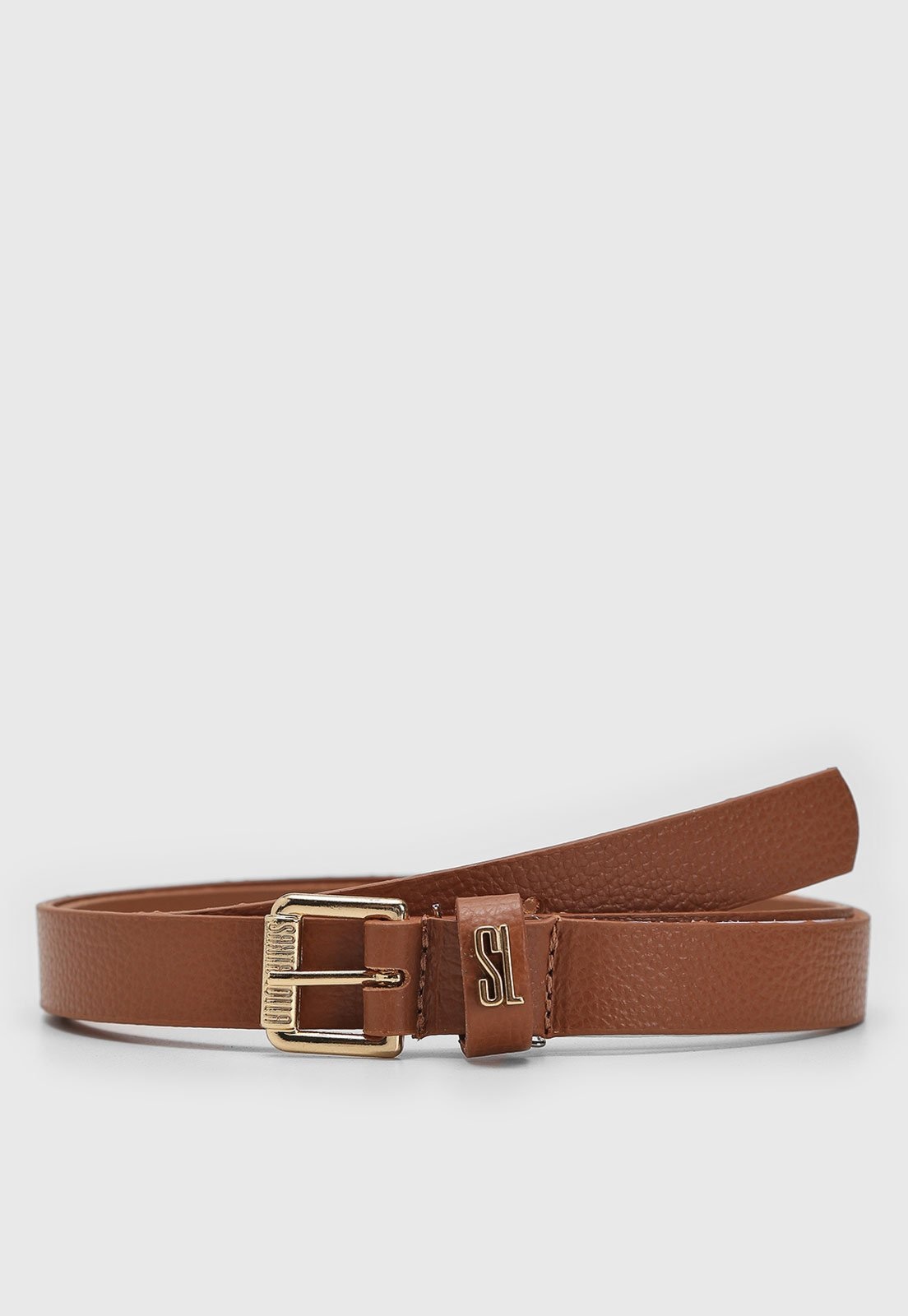 Imagem principal Cinto Santa Lolla Logo Metalizado Santa Lolla caramelo