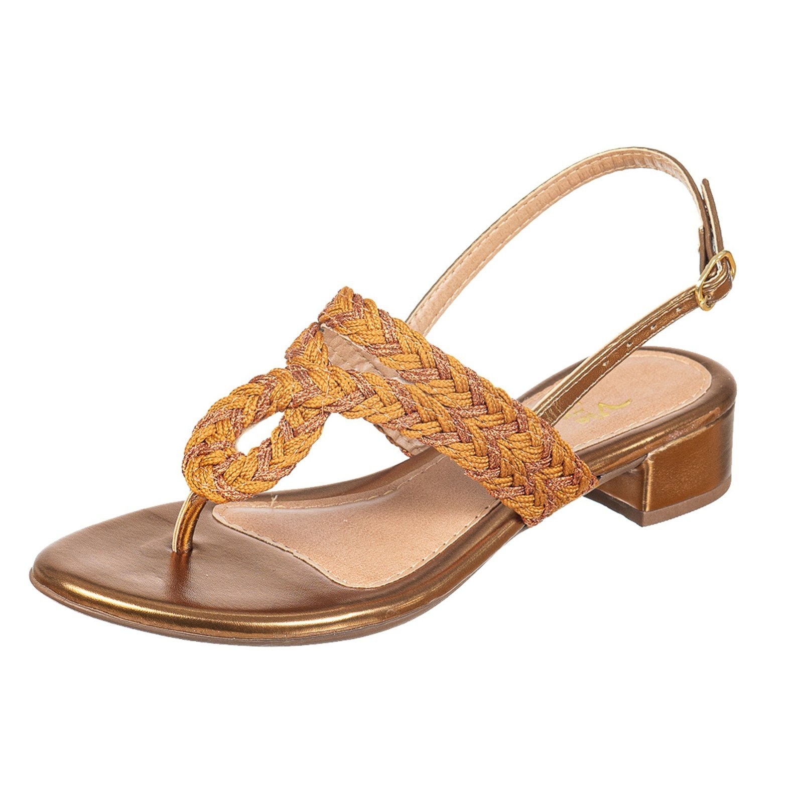 Imagem principal Sandália Feminina Via Birigui Saltinho de Trisse VIA BIRIGUI bronze