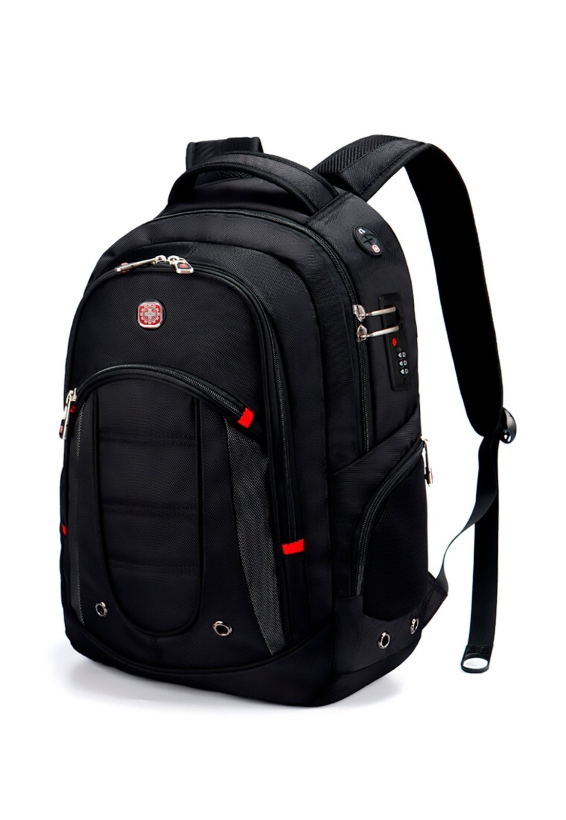 Imagem principal Mochila Crossgear Executiva Notebook Com Cadeado Preta Crossgear preto