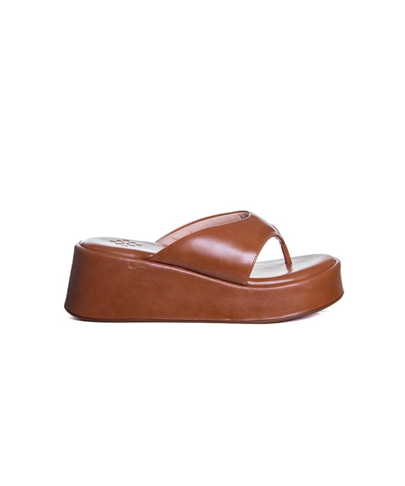 Imagem principal Tamanco Anabela Pixolé Salto Médio Caramelo Pixolé incolor