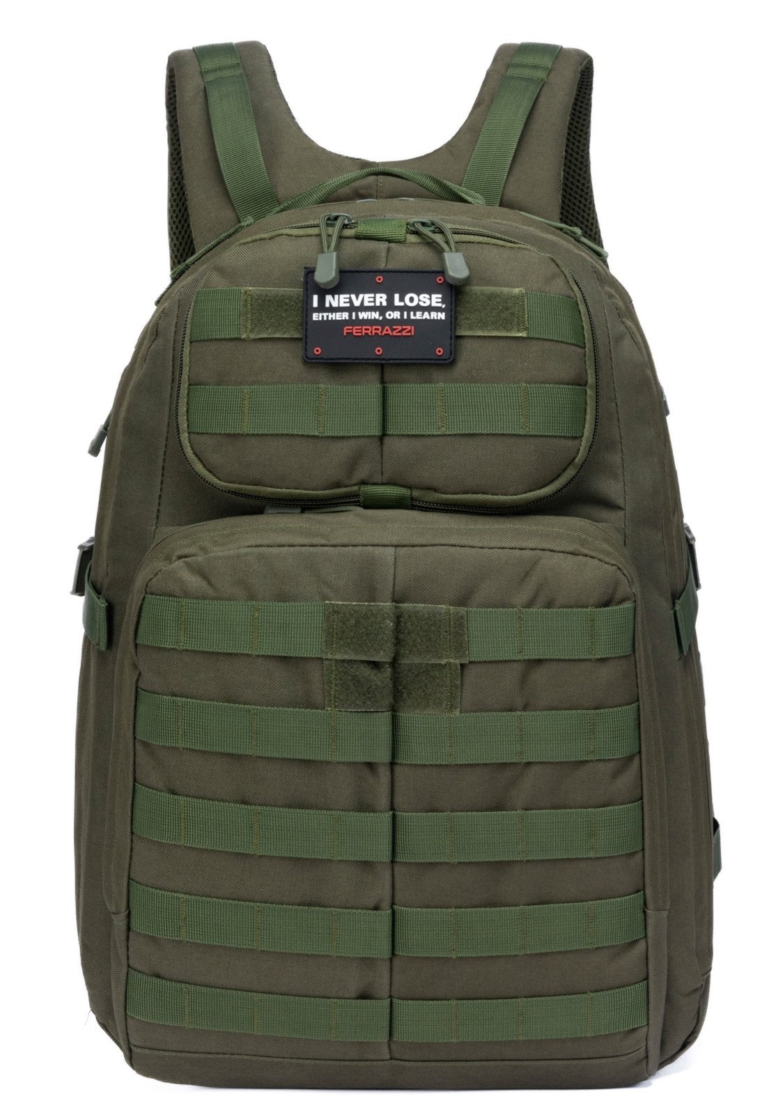 Imagem principal Mochila Viagem Notebook Camping Resistente Bolsa Tática Militar Ferrazzi verde militar