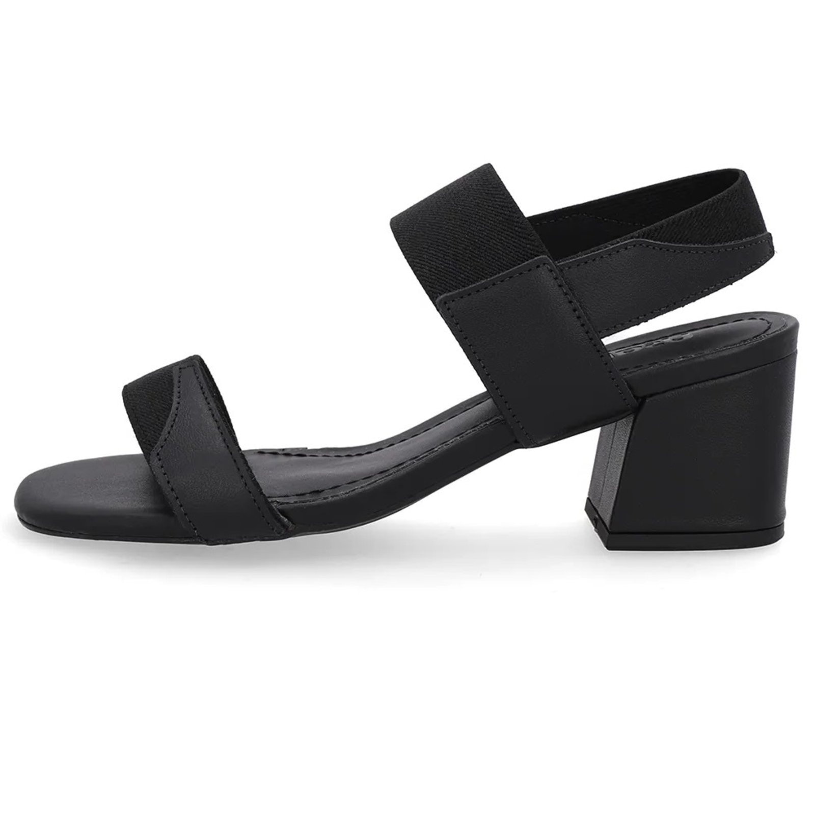 Imagem principal Sandália Usaflex Bico Quadrado Conforto Calce Fácil Usaflex preto