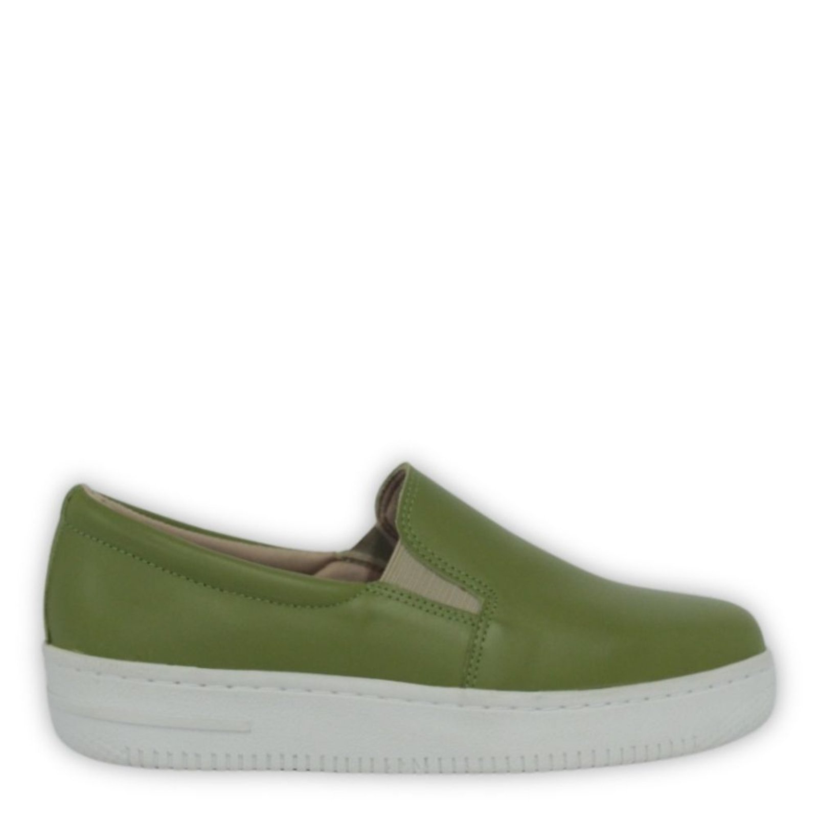 Imagem principal Tênis Feminino Slip On em Couro Claro Spinelli verde