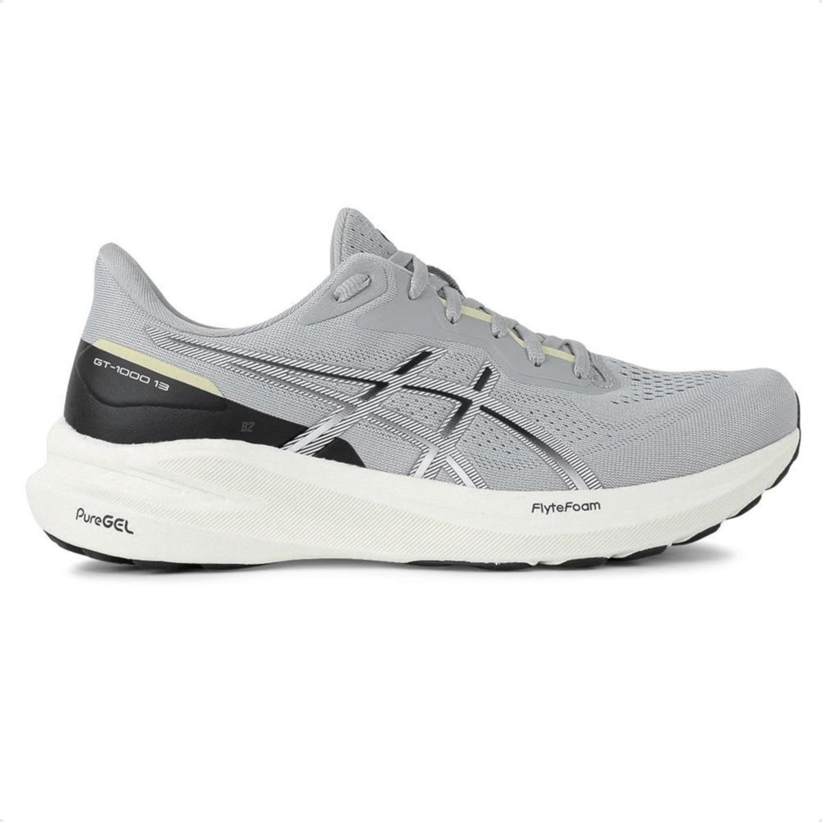 Imagem principal Tênis Masculino Running Asics GT 1000 13 1011B858-021 Preto 38 ASICS cinza