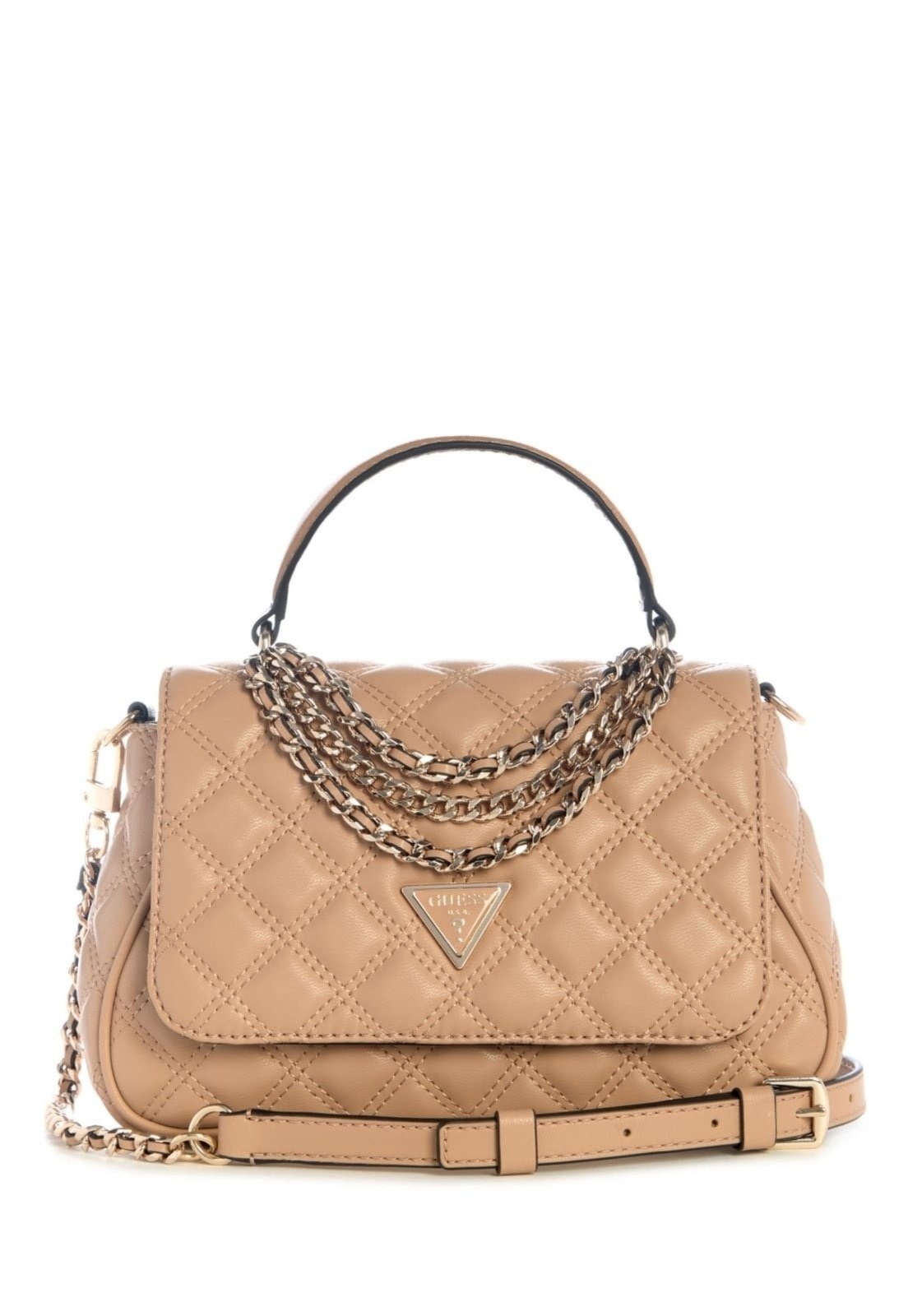 Imagem principal Bolsa Guess Giully Ii Top Handle Flap Bege Guess amarelo