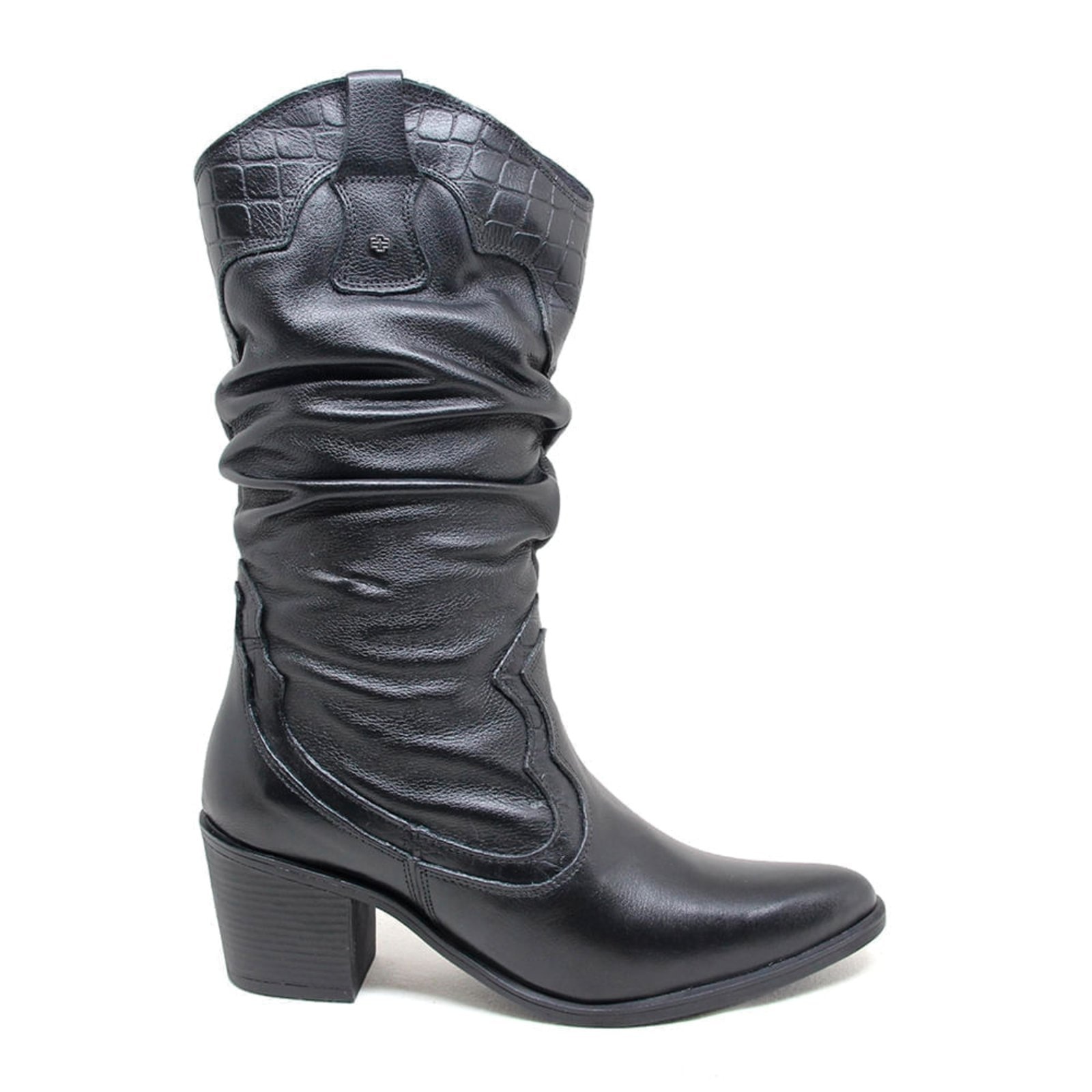 Imagem principal Bota New Western Couro NWE003 Perlatto preto