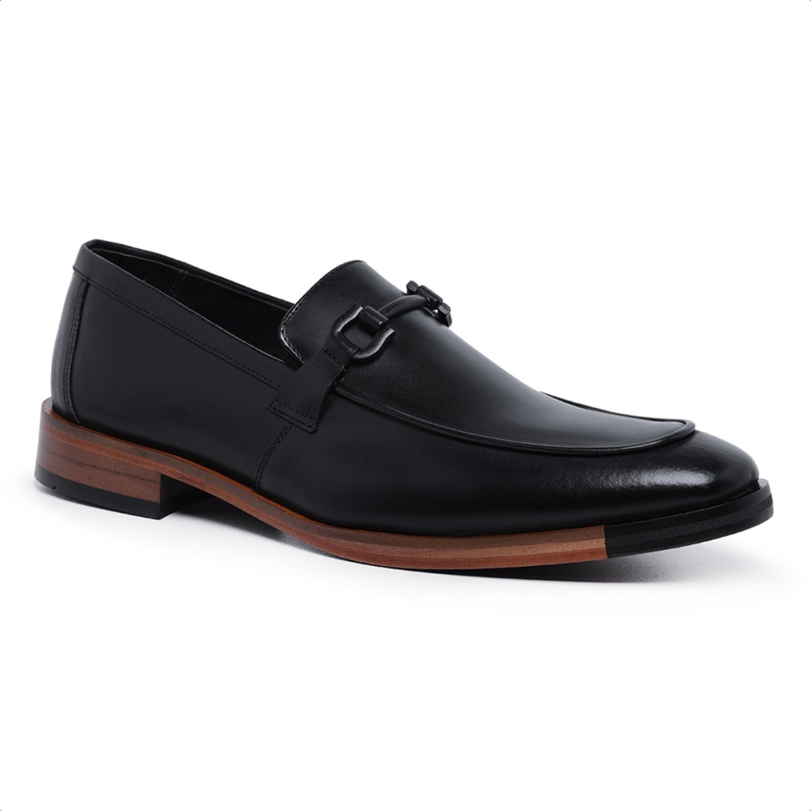 Imagem principal Sapato Social Masculino Malbork Loafer Couro Sola Couro 60495P Malbork preto