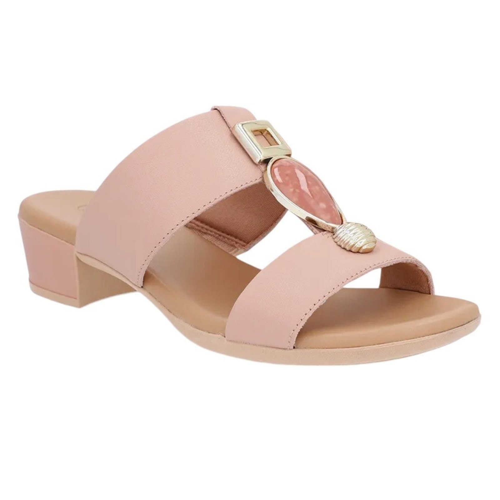 Imagem principal Tamanco Salto Usaflex Couro Feminino Usaflex marrom