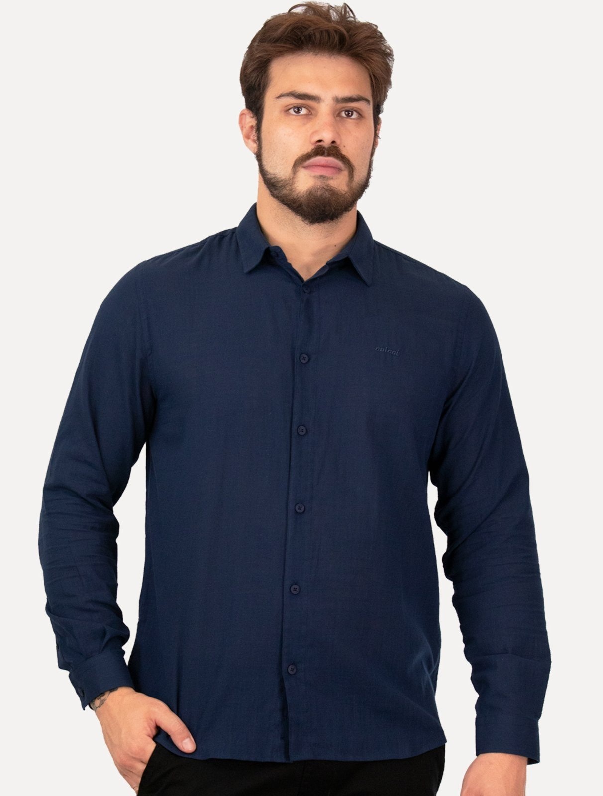 Imagem principal Camisa Colcci Masculina Relax Logo Colcci grafite