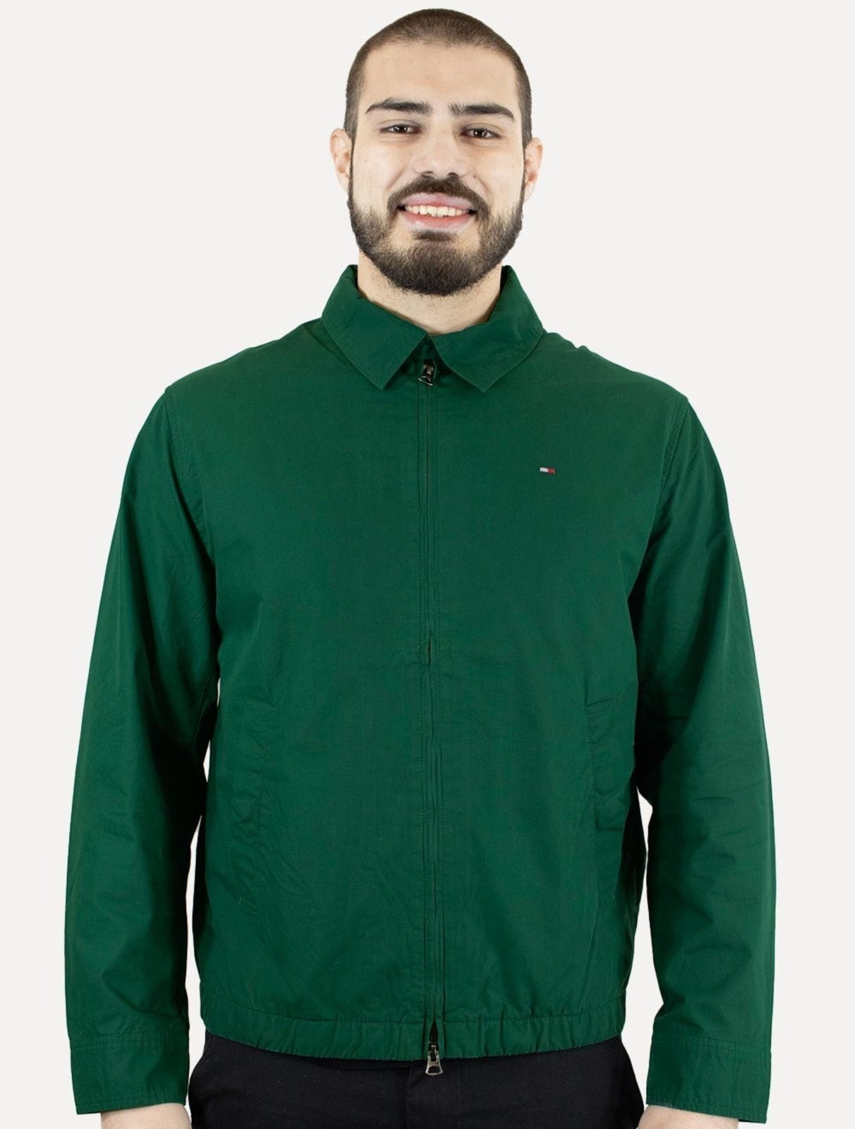 Imagem principal Jaqueta Tommy Hilfiger Masculina Regular Cotton Ivy Escuro Tommy Hilfiger verde