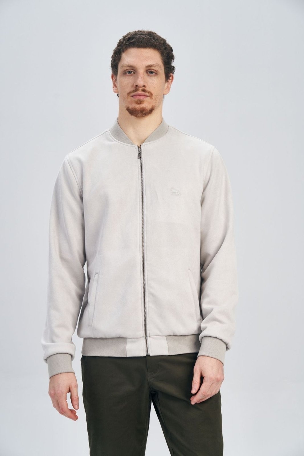 Imagem principal Jaqueta Bomber Suede Masculina Acostamento ACOSTAMENTO MASCULINO cinza