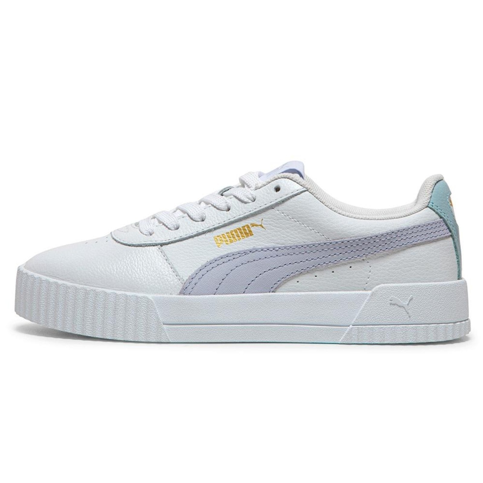 Imagem principal Tênis Puma Carina L BDP Feminino WhiteCool WeatherGold Puma branco