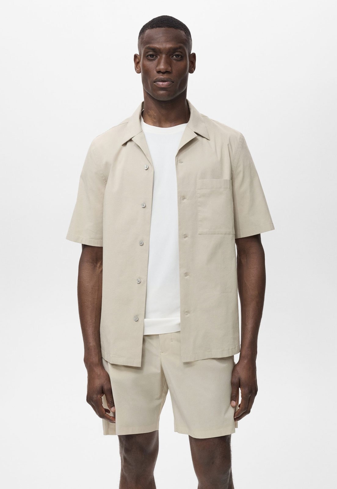 Imagem principal Camisa Masculina Mango Max Mango bege