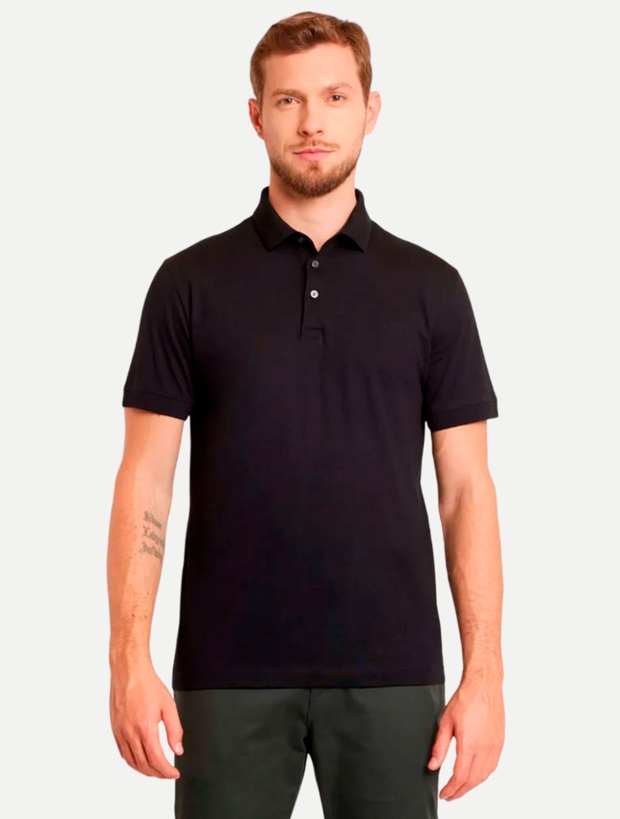 Imagem principal Polo Aramis Regular Algodão Peruano Premium Surton Preta Aramis preto