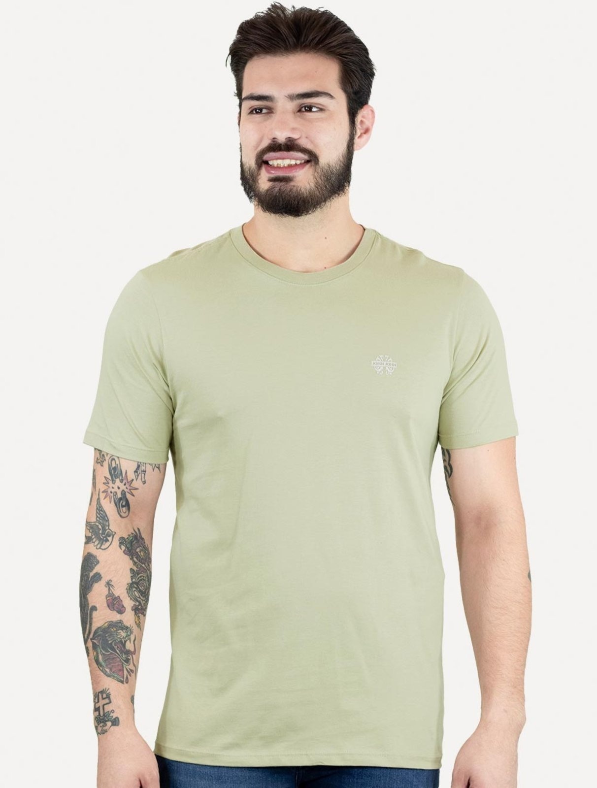 Imagem principal Camiseta John John Masculina Rubber Key Transfer Claro John John cáqui