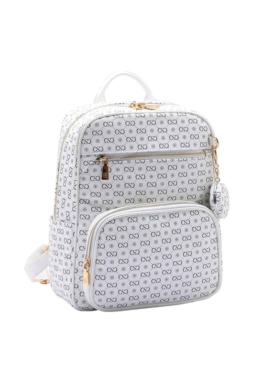 Imagem principal Mochila Feminina Chenson Original Elegance Luxo Laptop Off-White 8485078 Chenson off-white white