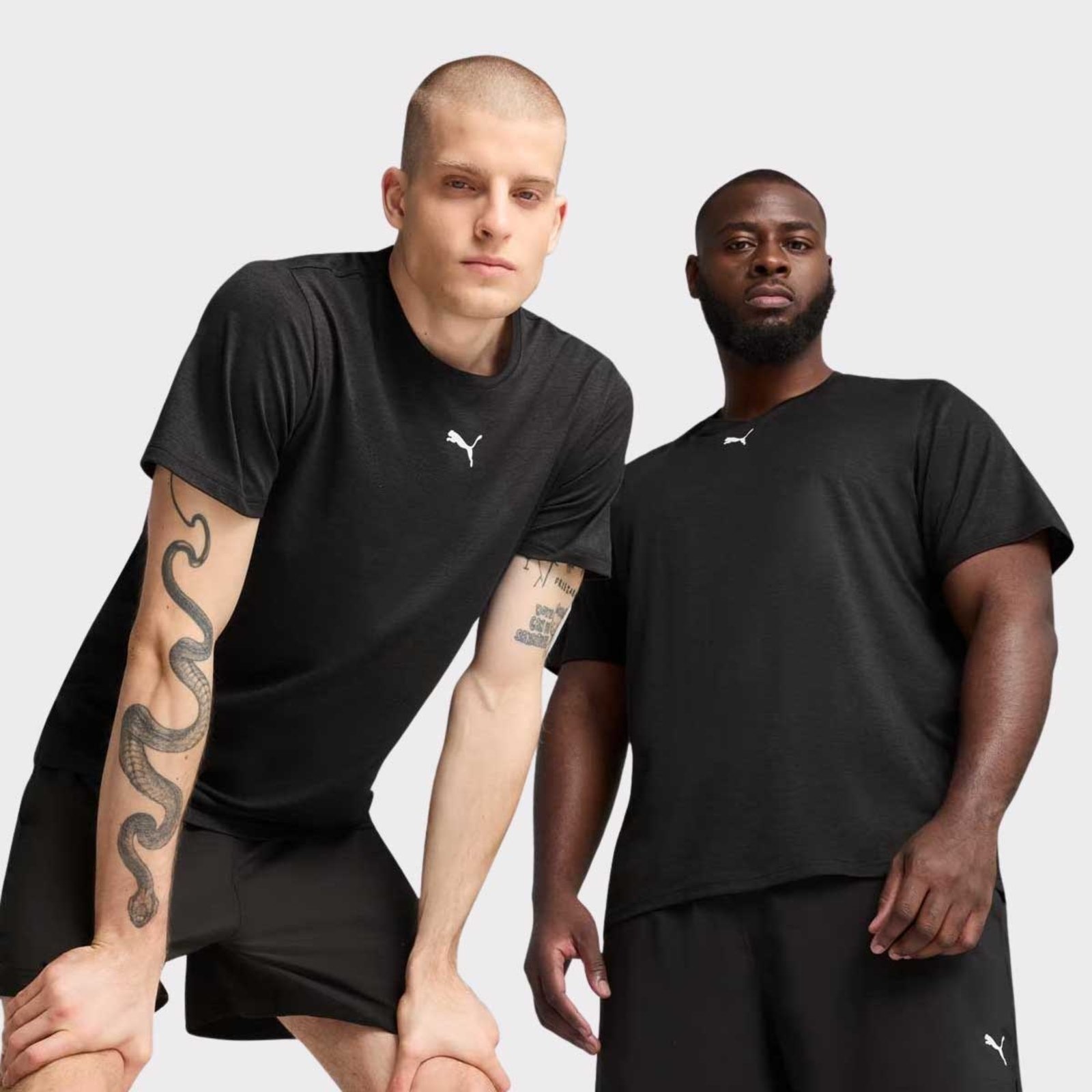 Imagem principal Camiseta Puma Tad Essentials Heather Preta Puma preto