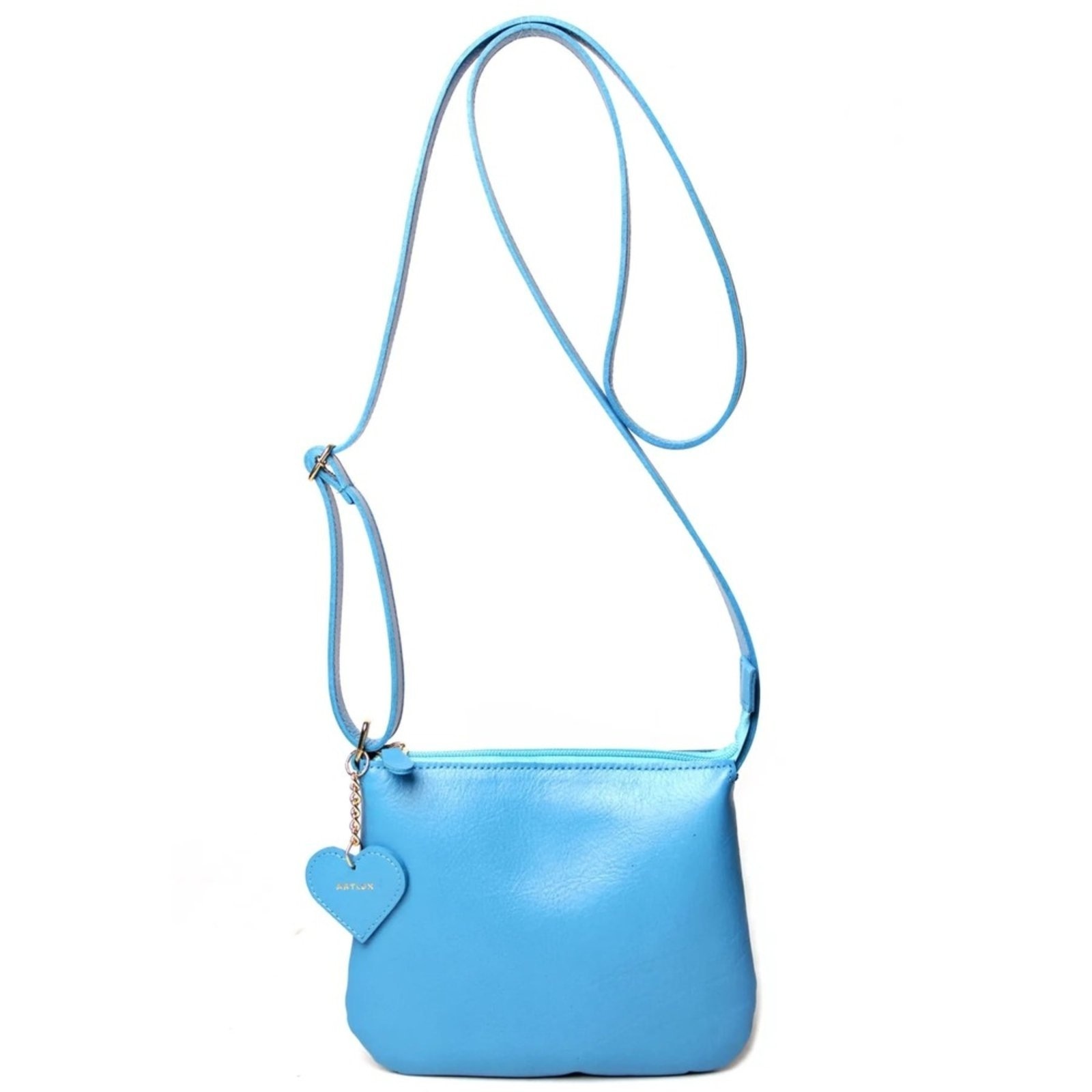 Imagem principal Bolsa Transversal em Couro Artlux Céu 9060 Artlux azul