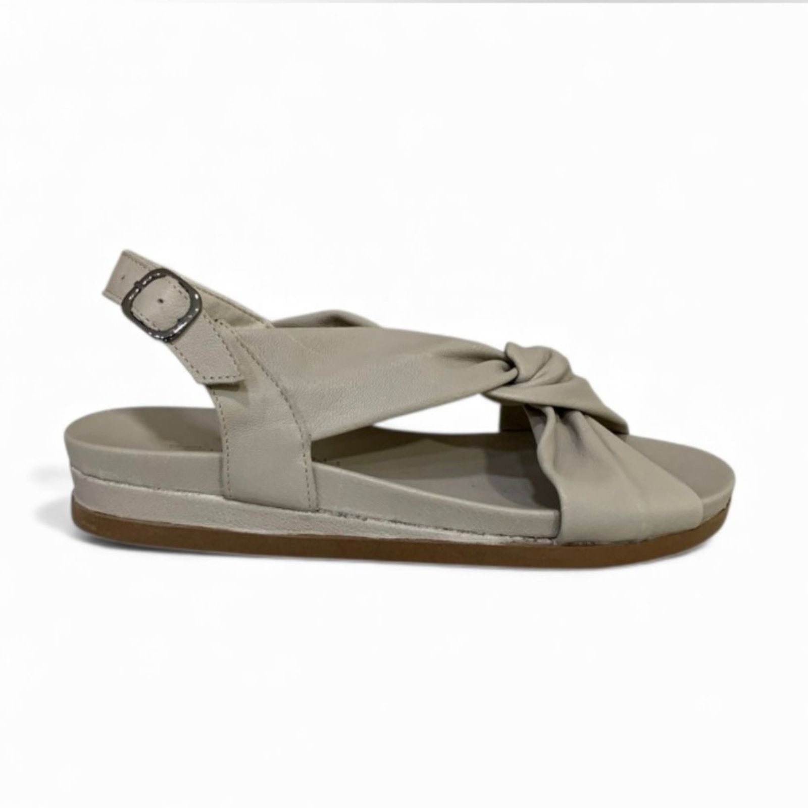 Imagem principal Sandália Feminina Anabela Moscardini em Couro 528404 Off White Moscardini off-white white