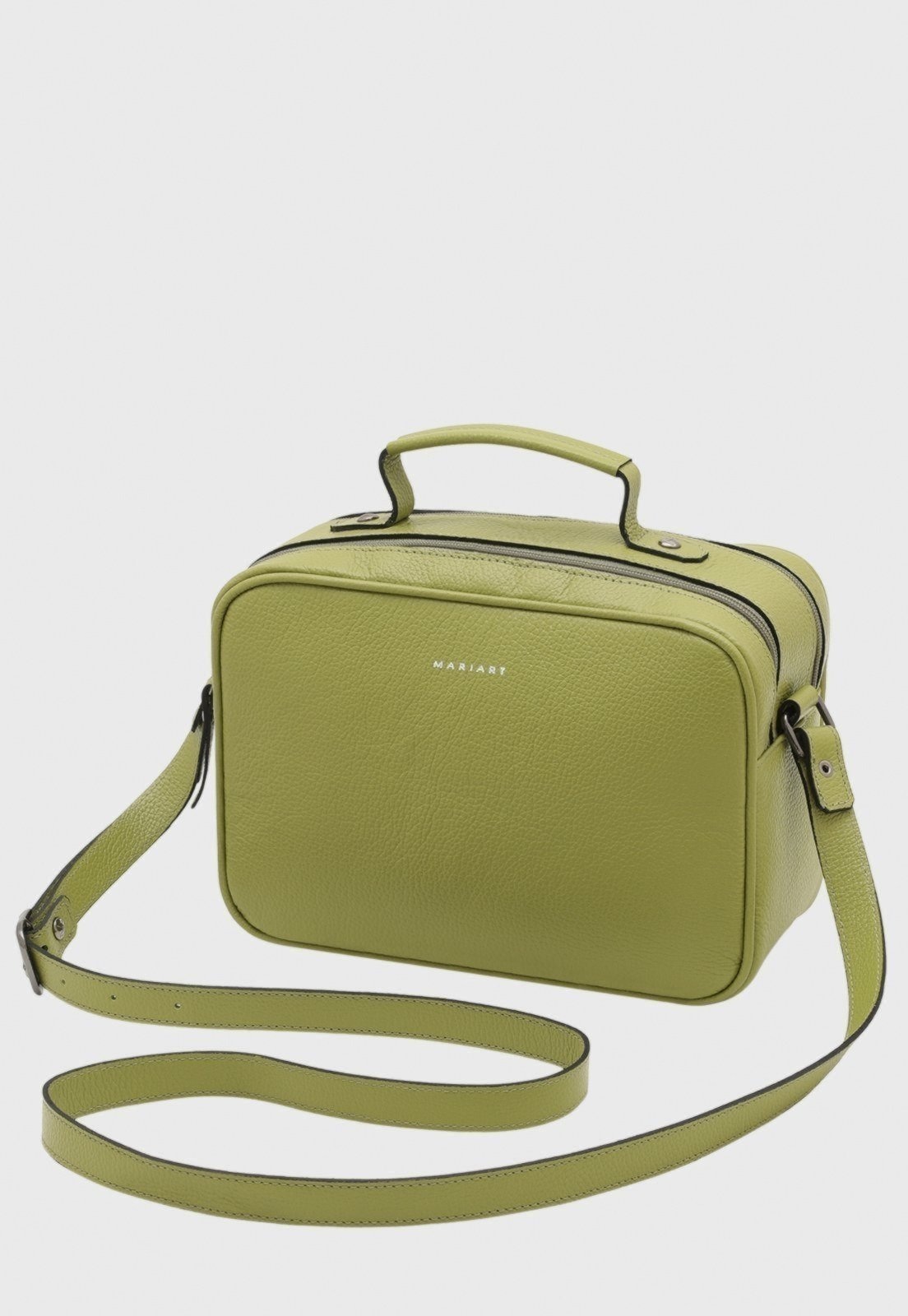 Imagem principal Bolsa Transversal de Couro Mariart Paraty Avocado Mariart verde