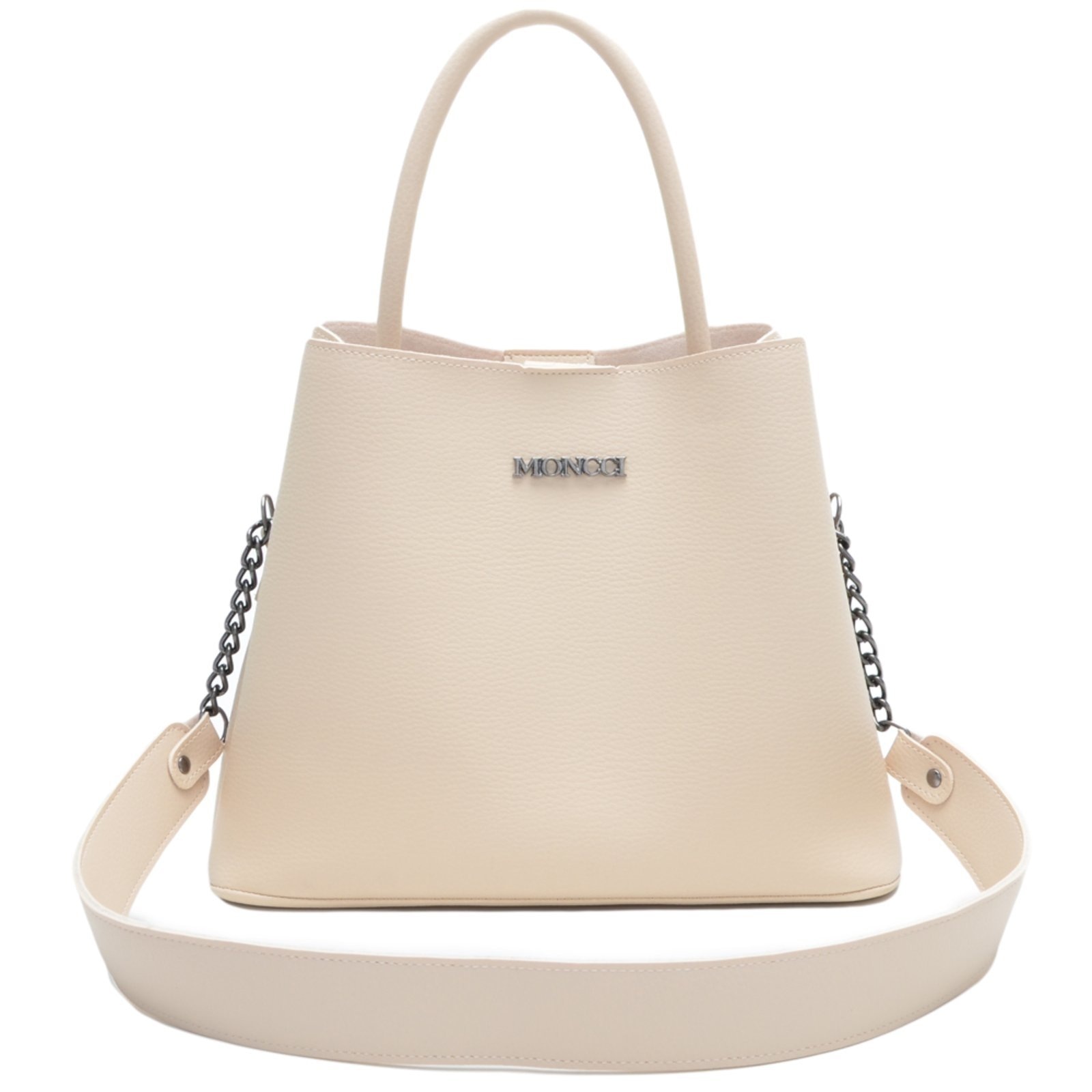 Imagem principal Bolsa Feminina Moncci Saco Tiracolo Madri Marfim MONCCI bege/off-white