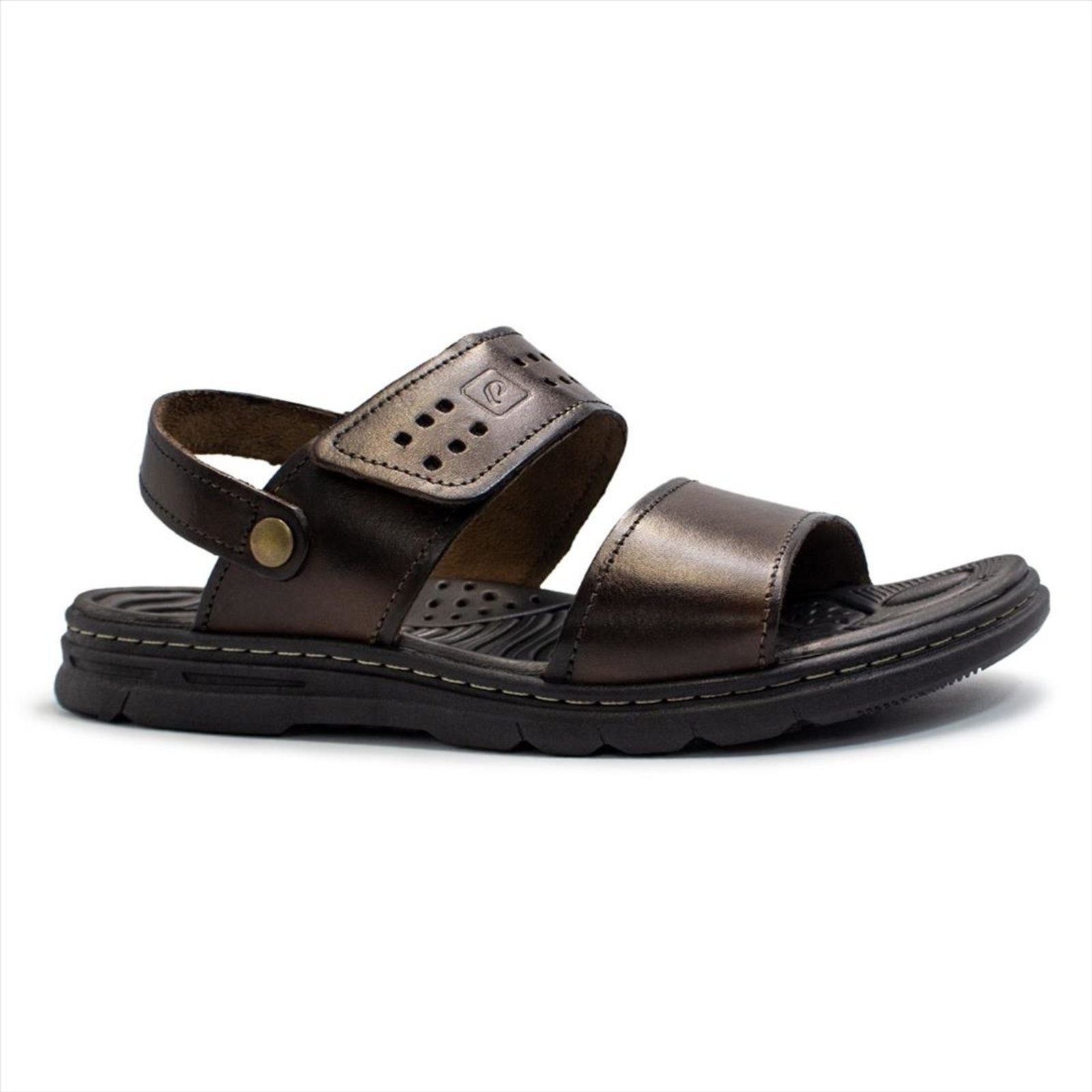 Imagem principal Sandália Pegada Masculina Couro 2 em 1 134203 PEGADA marrom